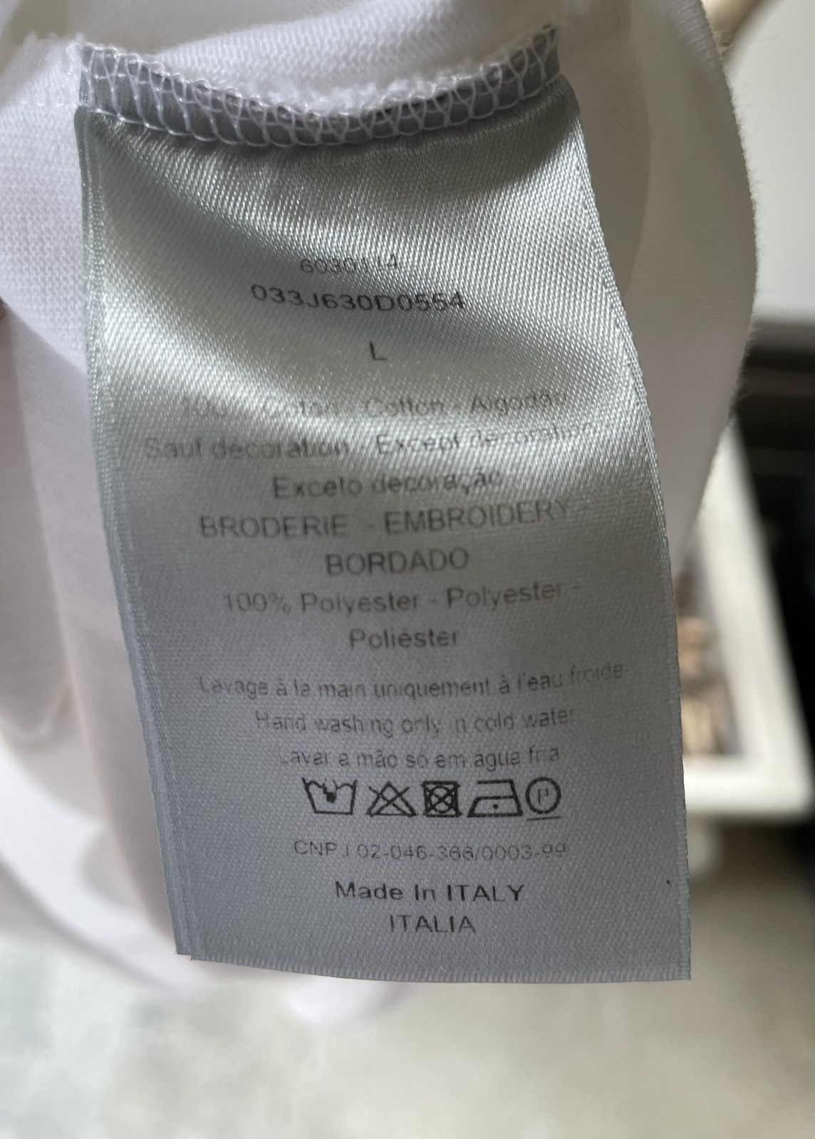 Dior × Stussy Dior x Shawn Stussy 20SS White Oversized Size US L / EU 52-54 / 3 - 4 Thumbnail