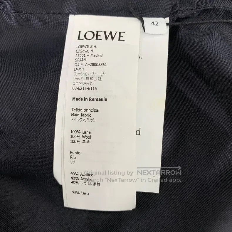 Loewe Loewe Color Blocked Wool Baseball Jacket Size US XS / EU 42 / 0 - 7 Thumbnail
