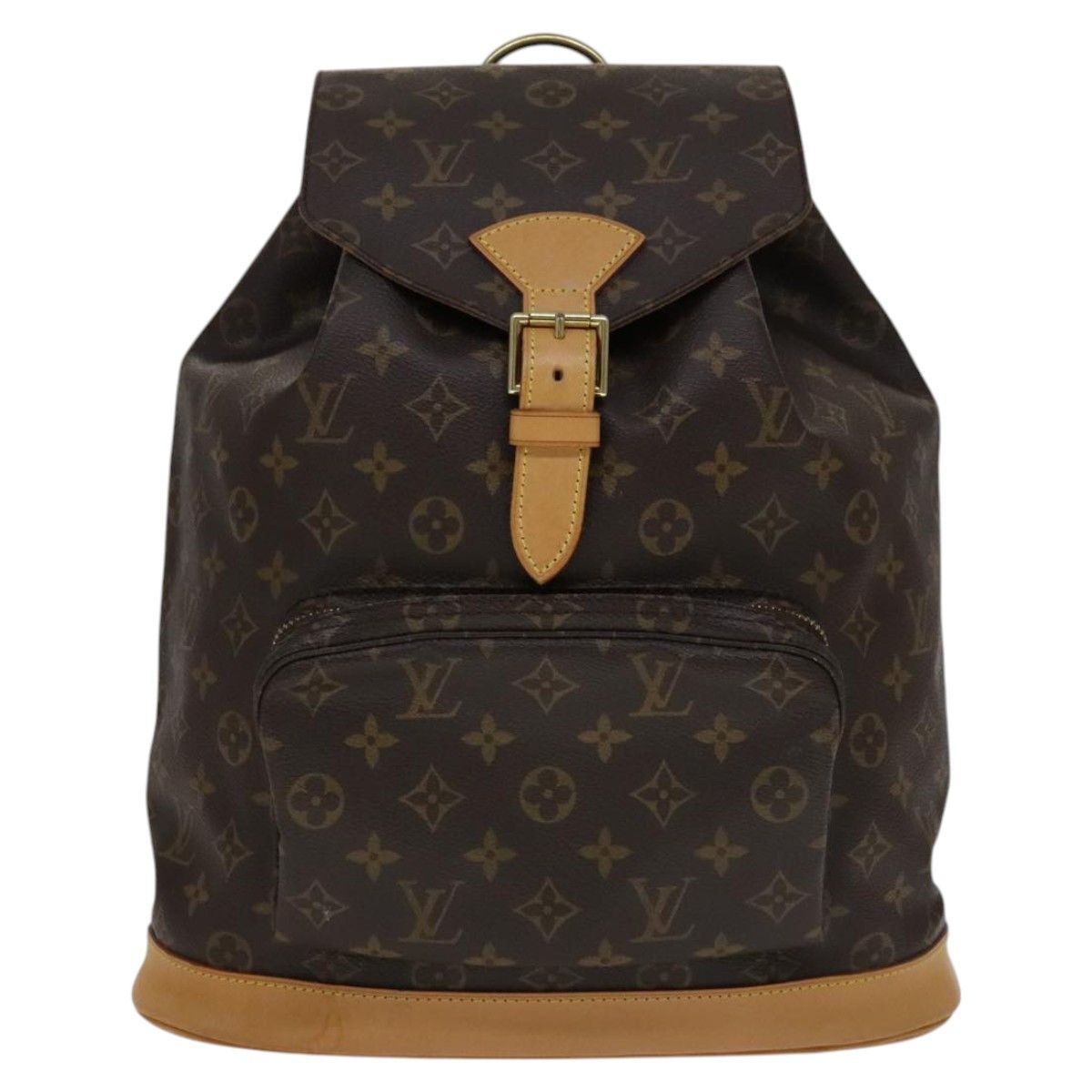 Louis Vuitton Montsouris Gm Brown Canvas Backpack Bag (Pre-Owned) Size ONE SIZE - 1 Thumbnail