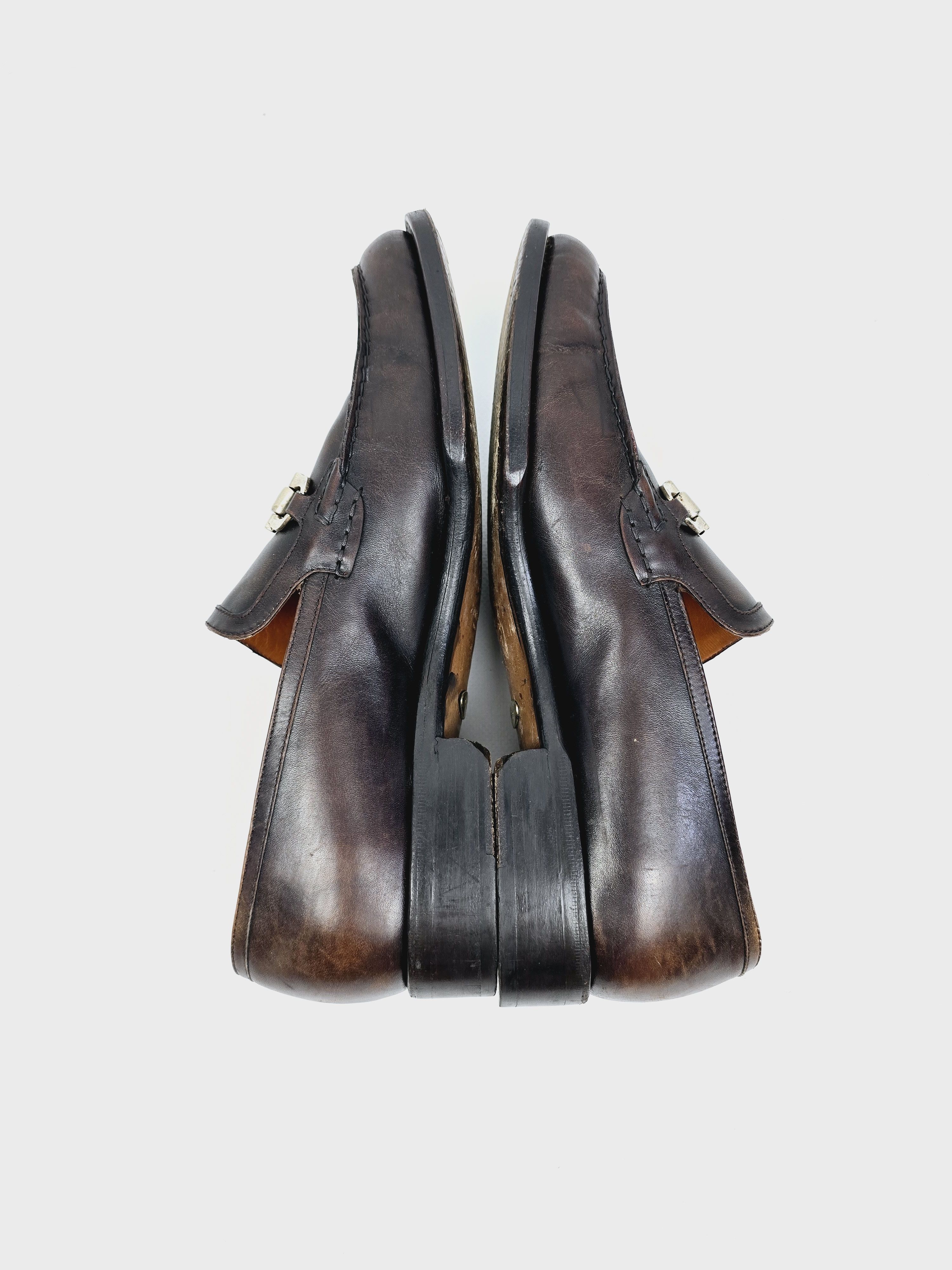 Salvatore Ferragamo Salvatore Ferragamo Brown Leather Oxford Shoes - Size 9 EE Size US 9 / EU 42 - 9 Thumbnail