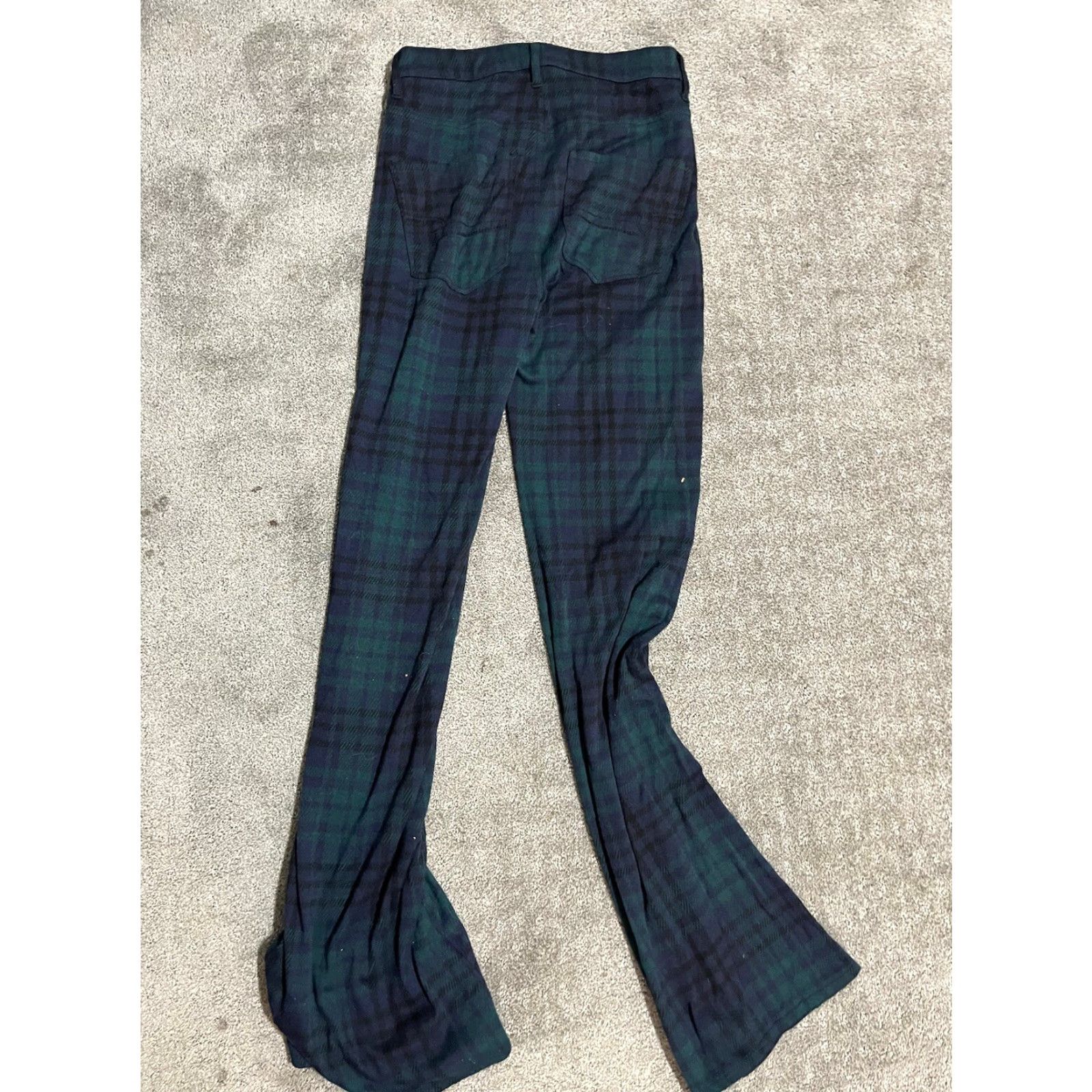American Eagle Outfitters American Eagle Outfitters Womens Pant Size 4L Soft Polyester Comfort Green Plaid Size 27" / US 4 / IT 40 - 3 Thumbnail