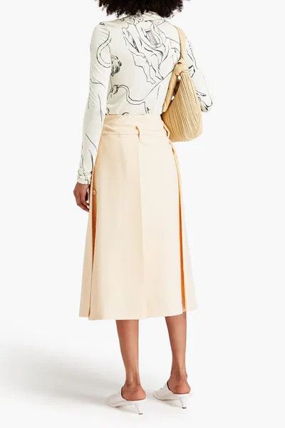 Jil Sander o1y1025 Turtleneck T-Shirt in Cream/Black Size M / US 6-8 / IT 42-44 - 3 Thumbnail