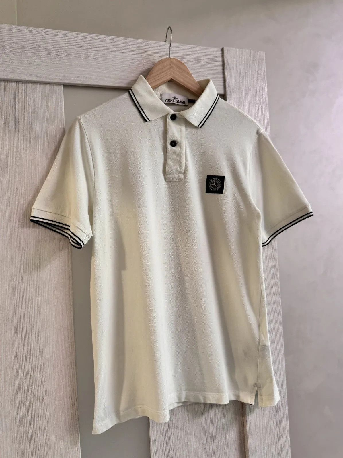 Massimo Osti Vintage Stone Island Polo Shirt Patch Program Logo Size US M / EU 48-50 / 2 - 2 Thumbnail