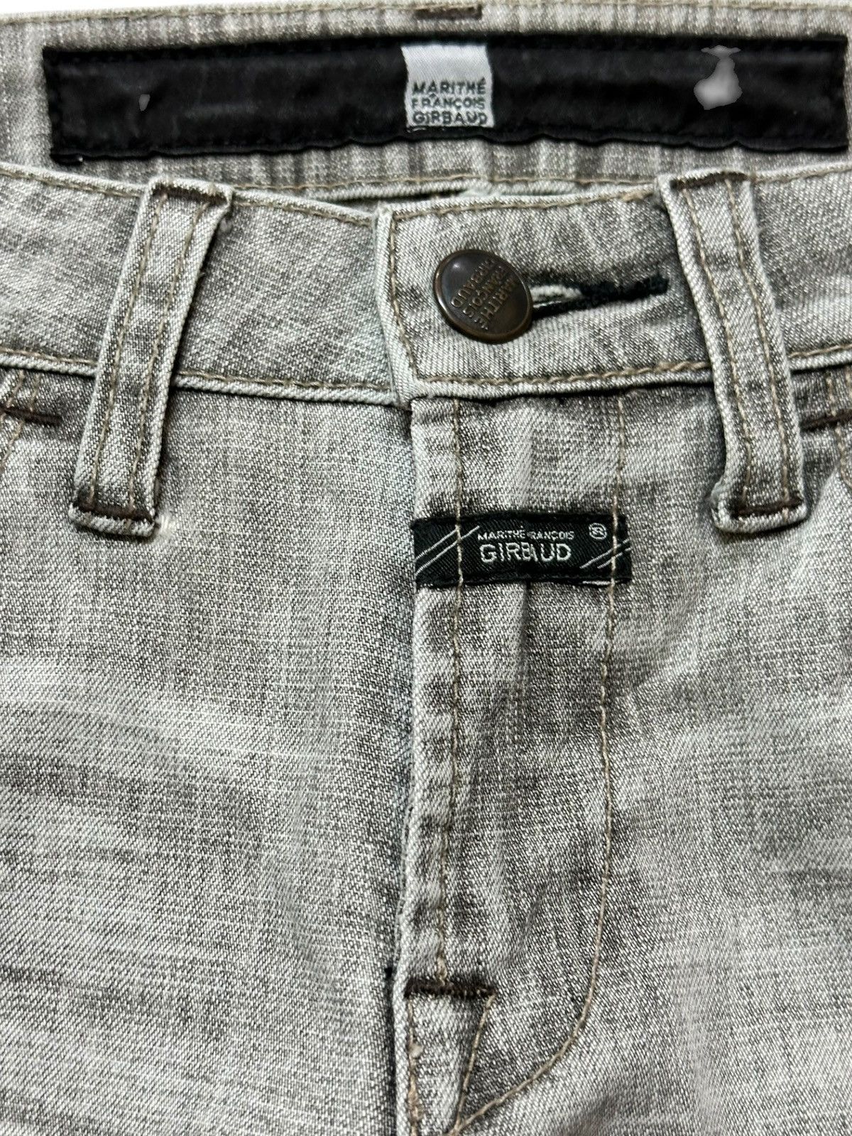 Marithe + Francois Girbaud Vintage Marithe Francois Girbaud Flare Bootcut Faded Denim Size US 26 / EU 42 - 7 Thumbnail