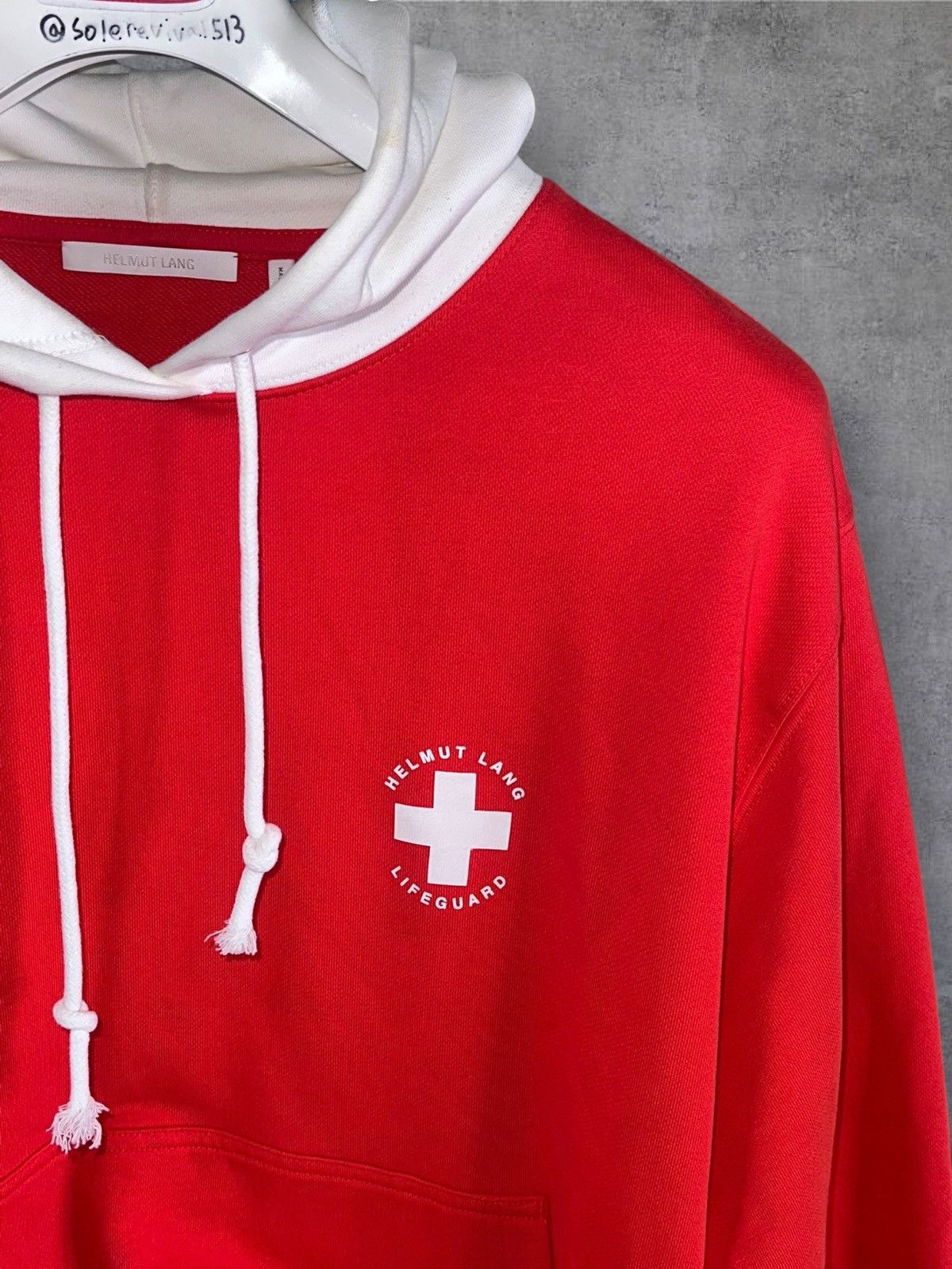 Helmut Lang HELMUT LANG LIFEGAURD LIFESAVER HOODIE SIZE M Size US M / EU 48-50 / 2 - 4 Thumbnail