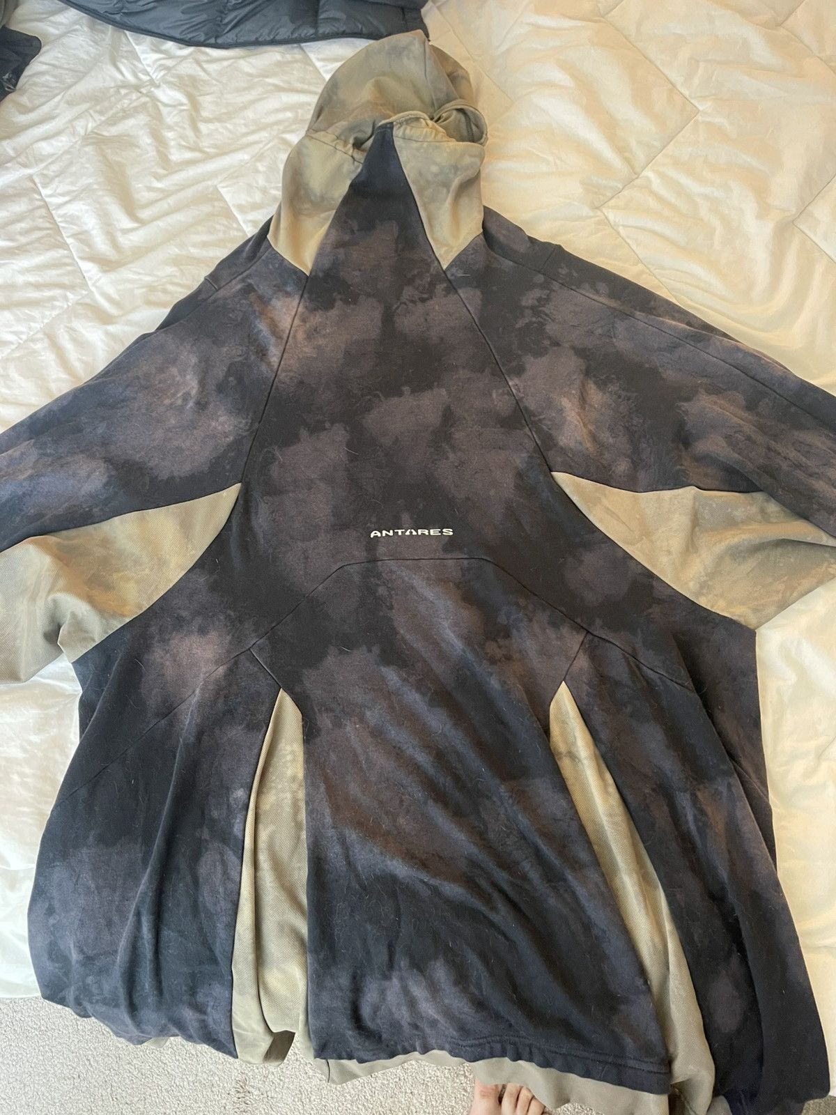 Hamcus Printed Contrast Knit Panel Hoodie Size US L / EU 52-54 / 3 - 14 Thumbnail