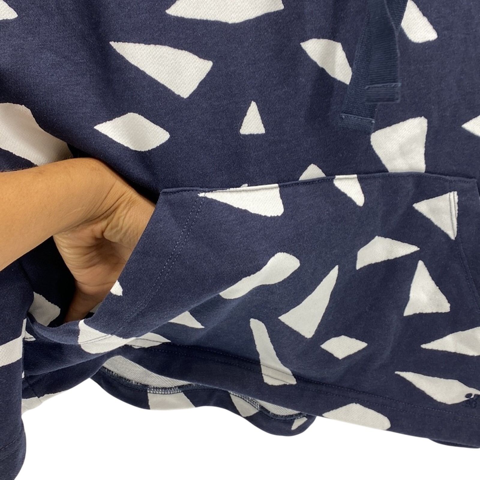 Sweaty Betty Sweaty Betty Revive Cropped Hoodie oversized boxy blue sz 10 Size L / US 10 / IT 46 - 7 Thumbnail