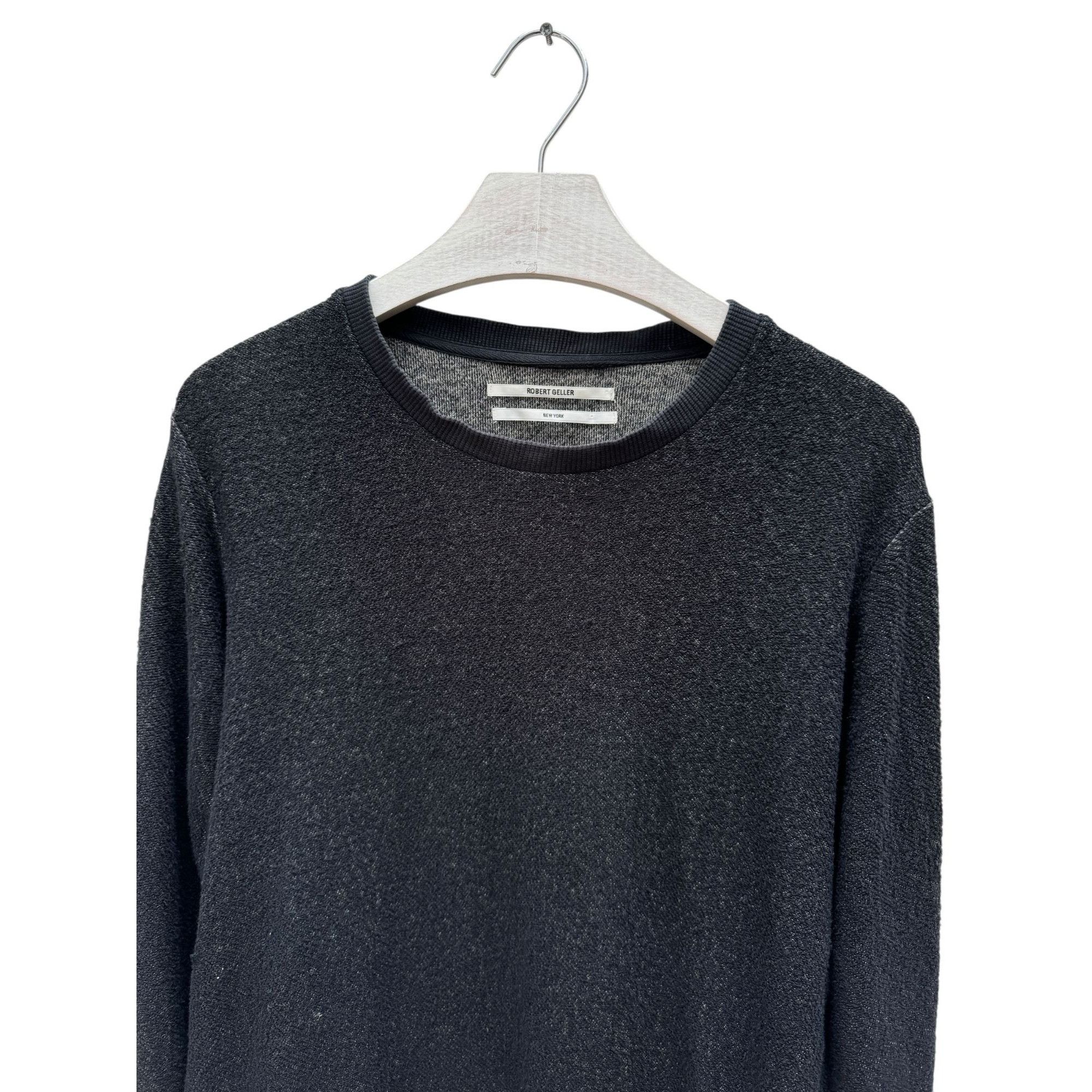 Robert Geller Black Textured Sweater Size US L / EU 52-54 / 3 - 2 Thumbnail