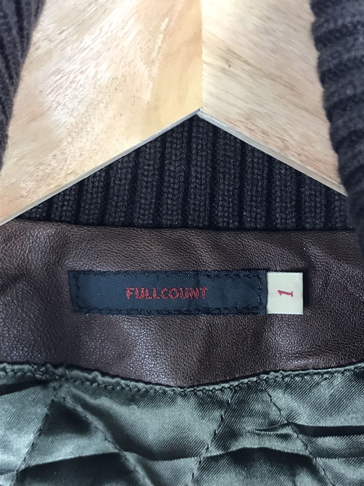 Full Count & Co. × Japanese Brand × Leather ⚡️Vintage FullCount Zipper Leather Vest Size S / US 4 / IT 40 - 9 Thumbnail