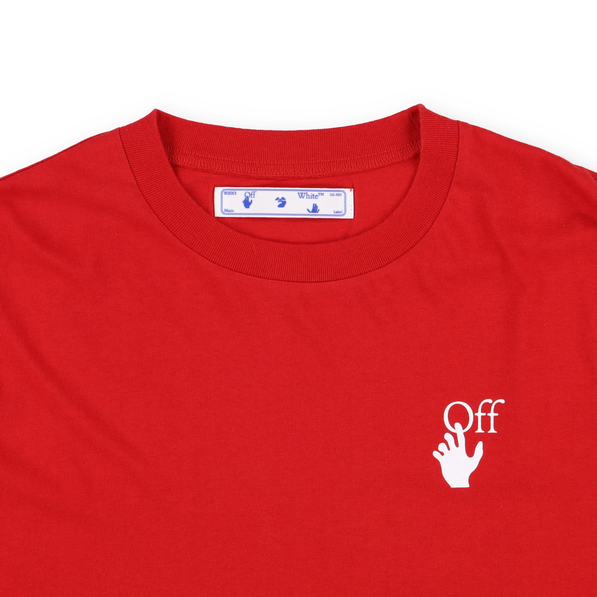 Off-White Red Pascal Skeleton Arrows Oversized T-Shirt Size US XXL / EU 58 / 5 - 6 Thumbnail
