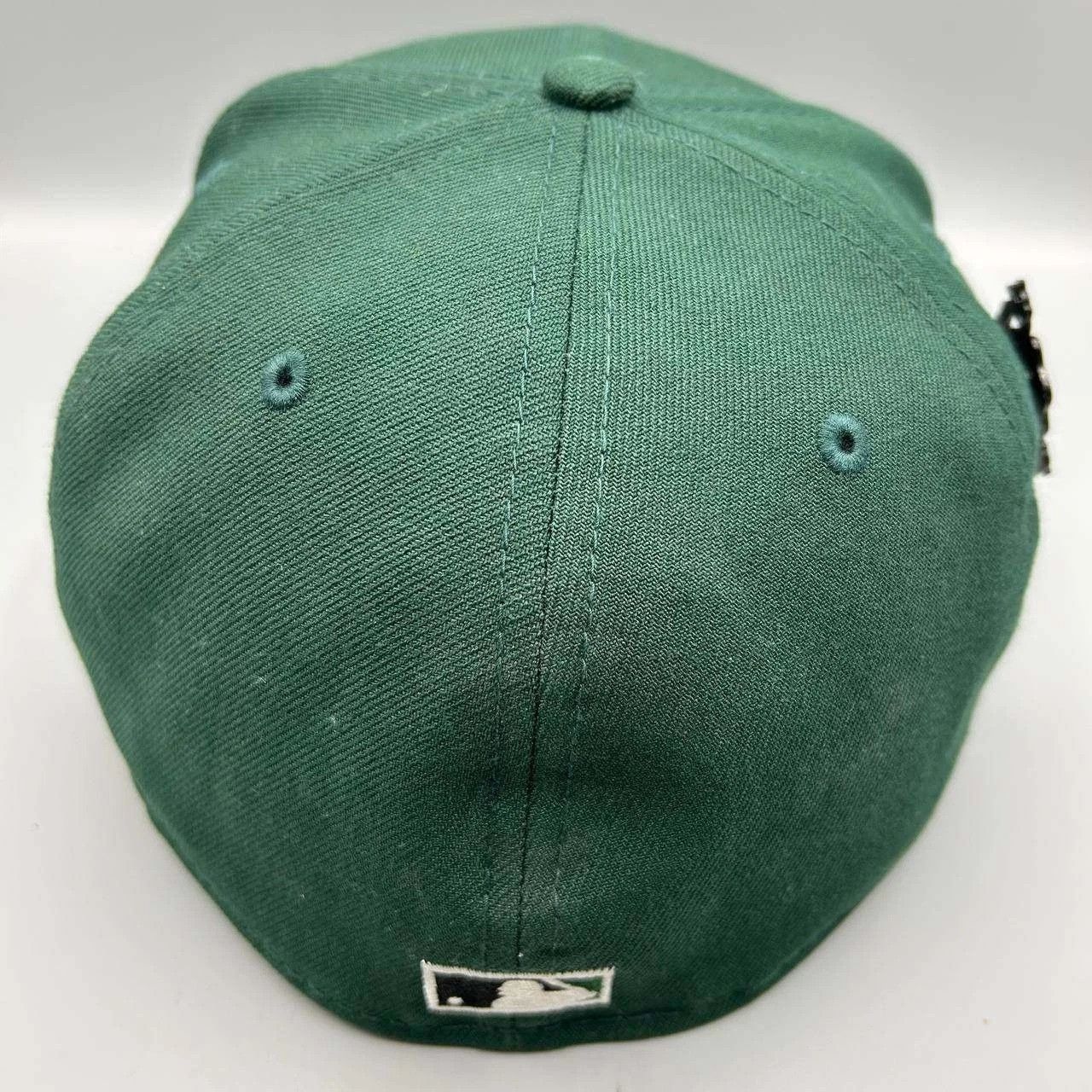 New Era Tampa Bay Devil Rays Hat Men 7 1/2 Green Pink MLB Fitted Cap Size ONE SIZE - 9 Thumbnail