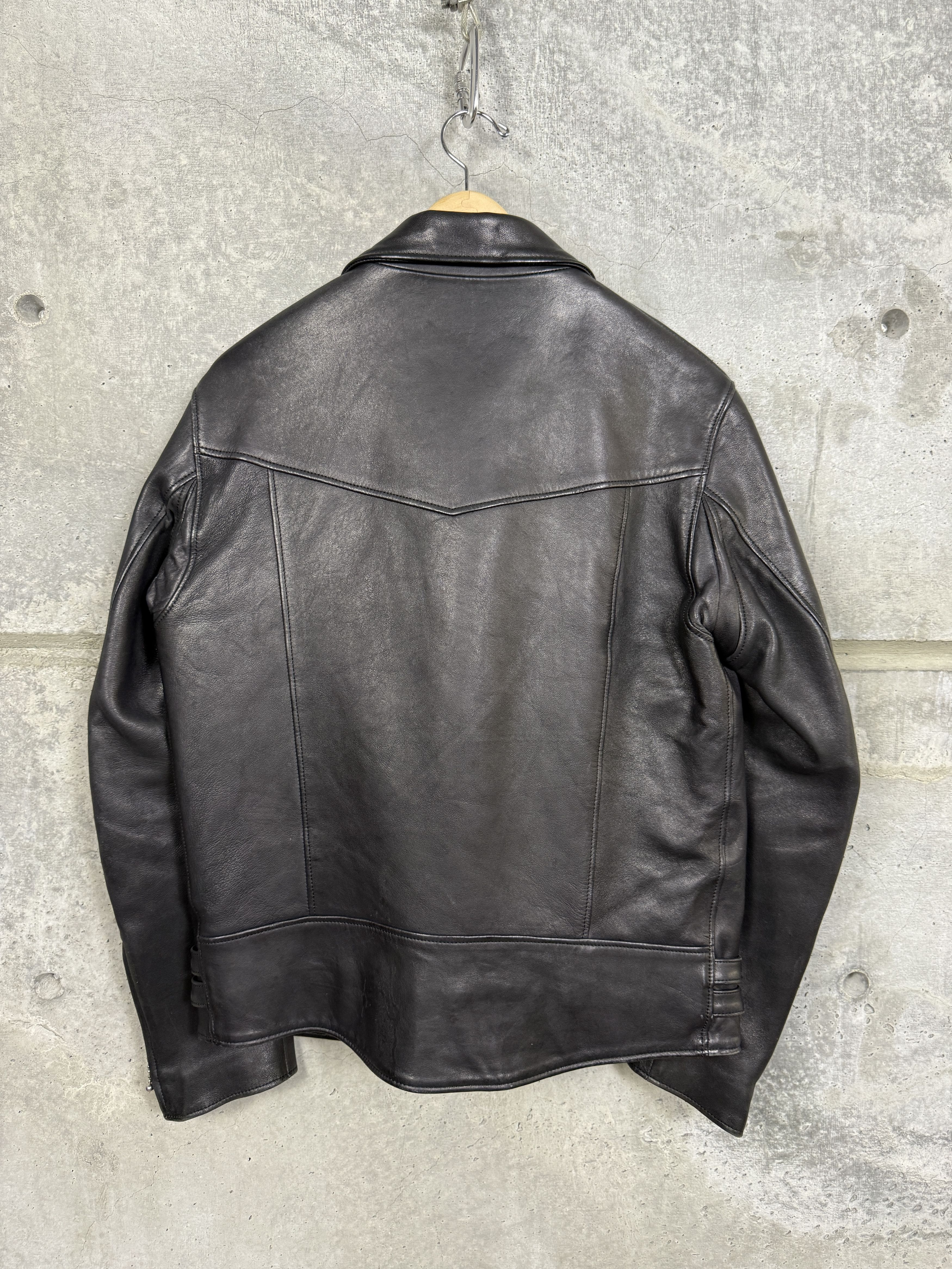 Blackmeans Blackmeans Leather Rider motorcycle Jacket Size US XXL / EU 58 / 5 - 2 Thumbnail