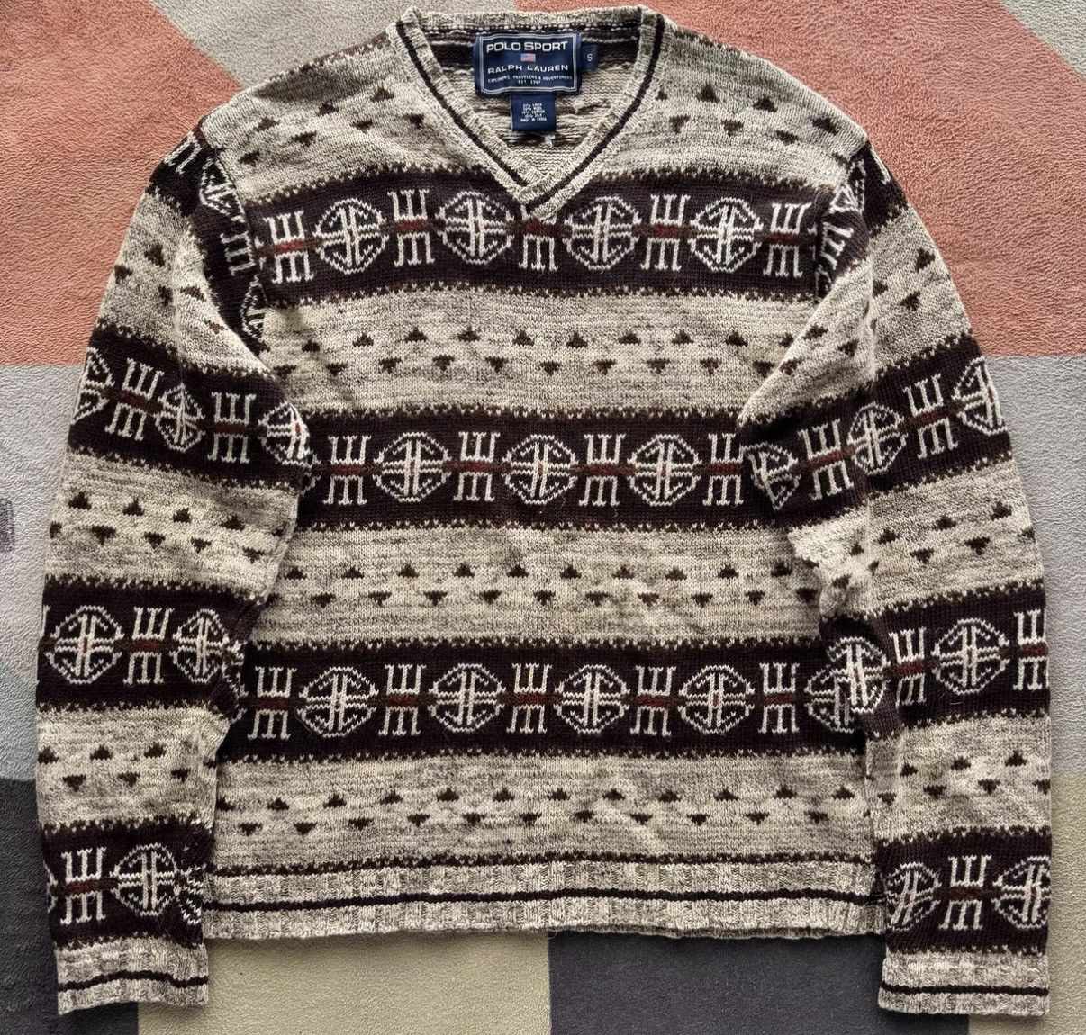 Ralph Lauren Ralph Lauren Southwestern Navajo Sweater K22 Size US S / EU 44-46 / 1 - 1 Thumbnail