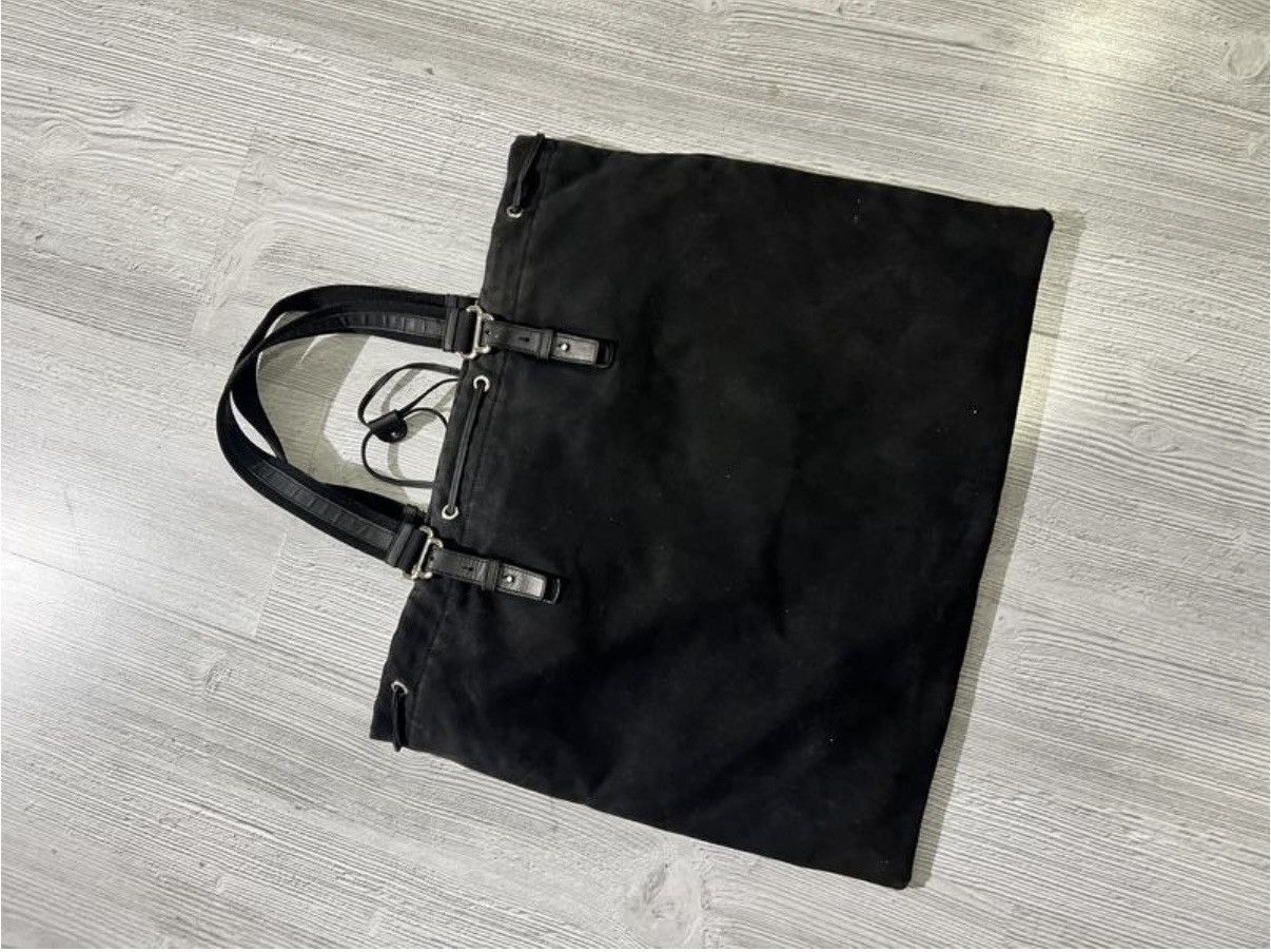 Yves Saint Laurent Saint Laurent (YSL) Canvas Tote Bag — Black Size ONE SIZE - 2 Thumbnail
