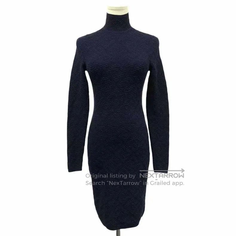 Fendi Fendi FF Embossed Full Print Dress Size XXS / US 00 / IT 34 - 1 Thumbnail