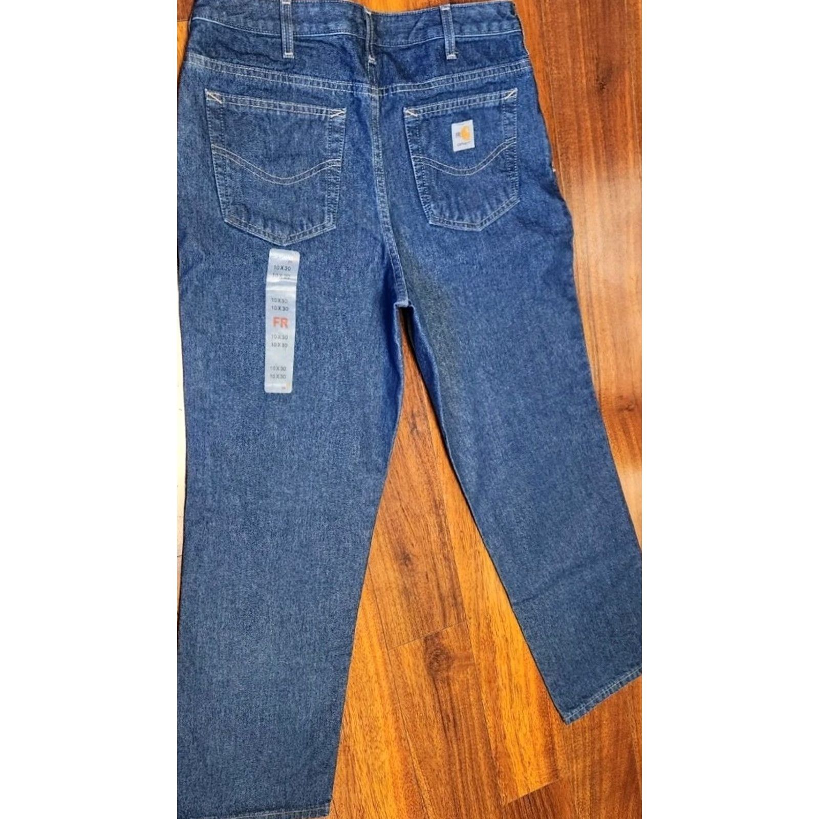 Carhartt VINTAGE Carhartt FR Jeans Women's Signature Denim Jeans 34x30 101249 407 NEW NWT Blue 100% Cotton Regular Womens Size 32" / US 10 / IT 46 - 3 Thumbnail