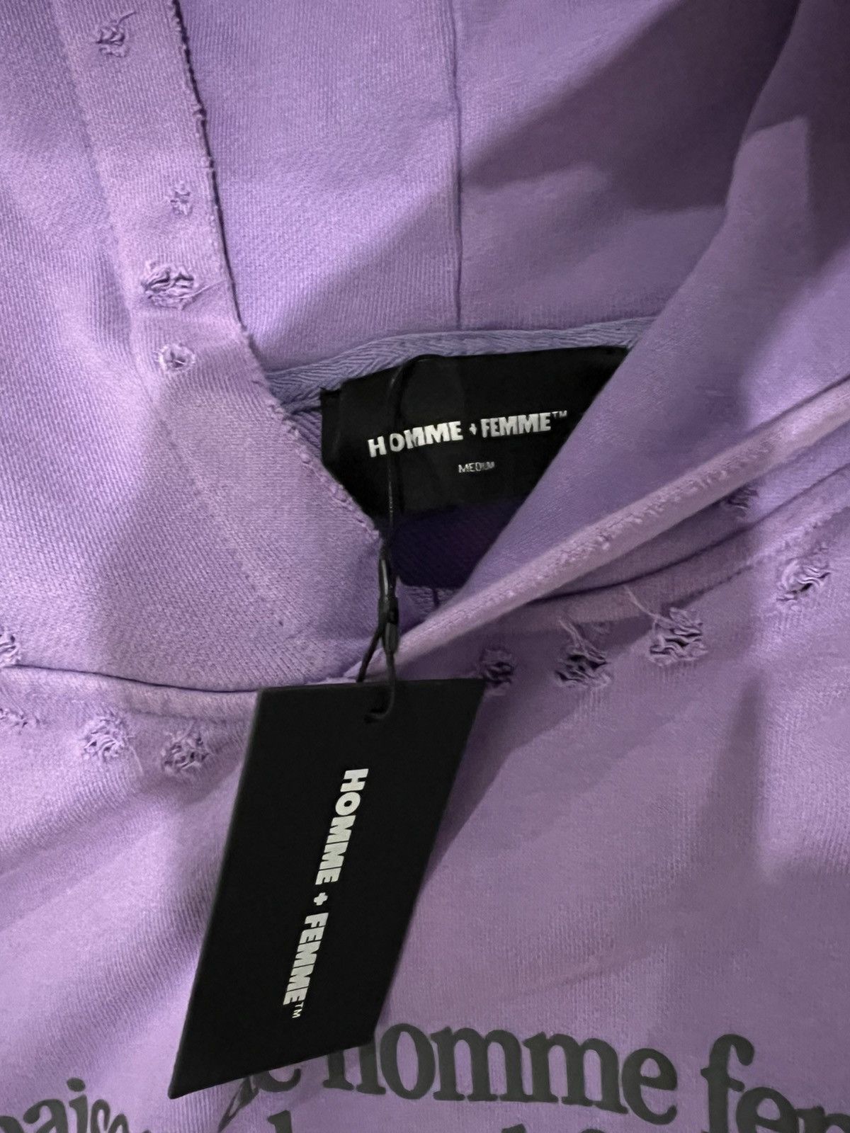 Homme + Femme La Homme+femme Purple La Maison Hoodie Size US M / EU 48-50 / 2 - 3 Thumbnail
