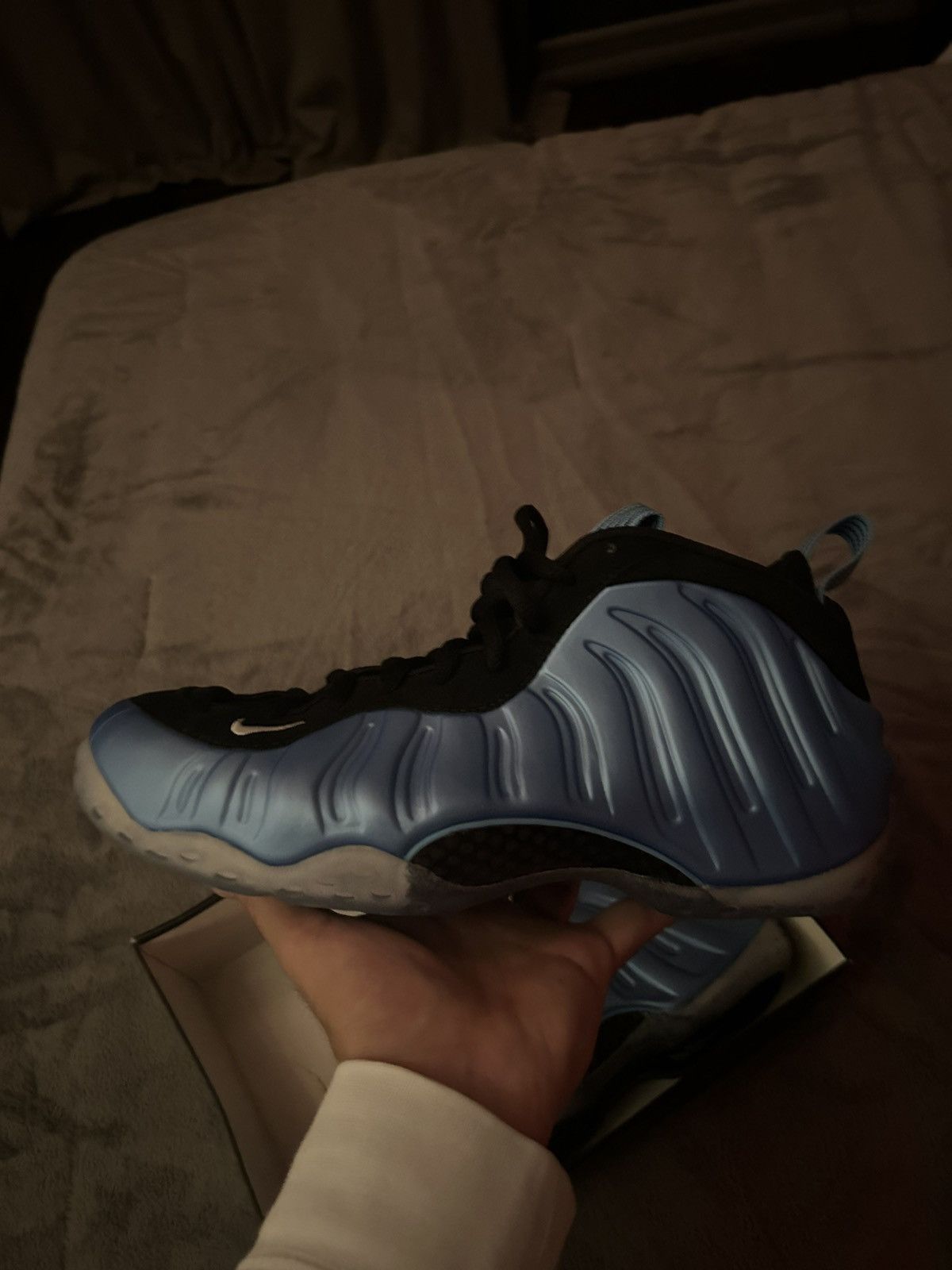 Nike University Blue Foamposite Grailed