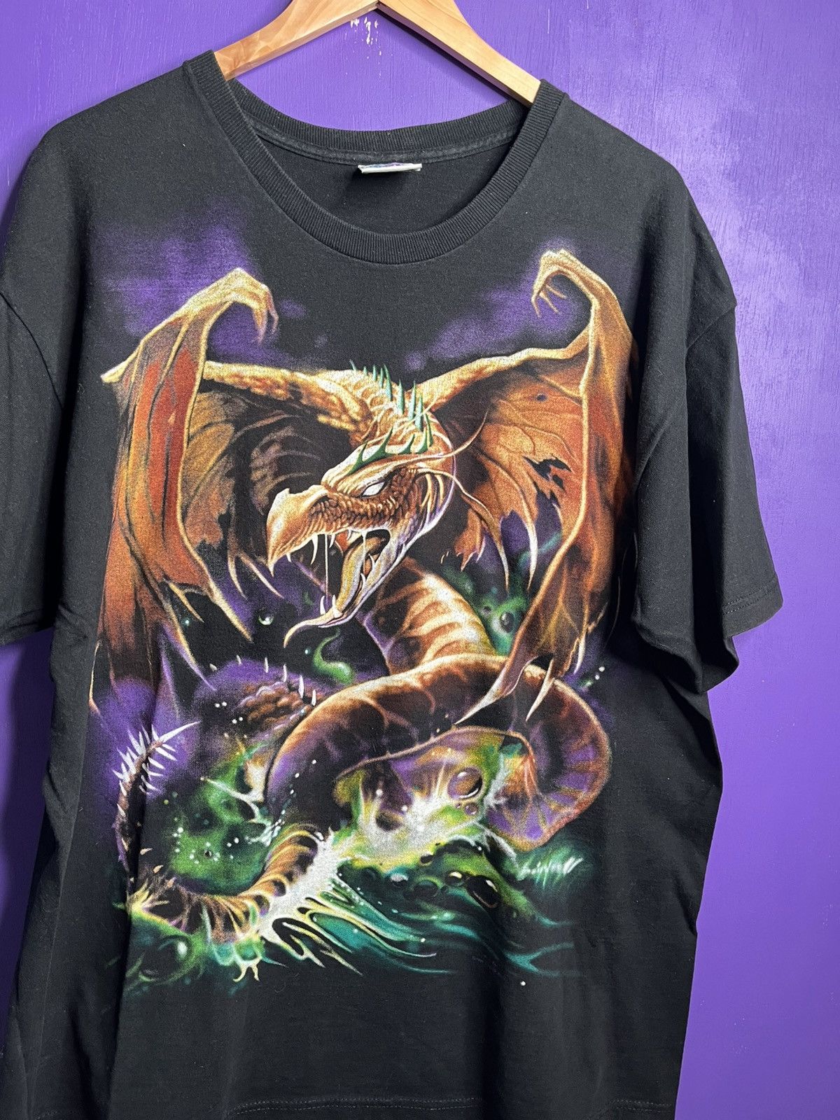Liquid Blue × Vintage Vintage 1999 Liquid blue dragons AOP t-shirt Size US XL / EU 56 / 4 - 3 Thumbnail