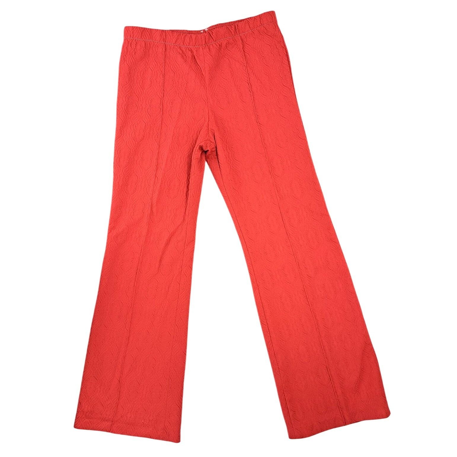 Handmade Vintage Handmade Polyester Pants Textured Stitched Crease 4 Size 27" / US 4 / IT 40 - 1 Thumbnail