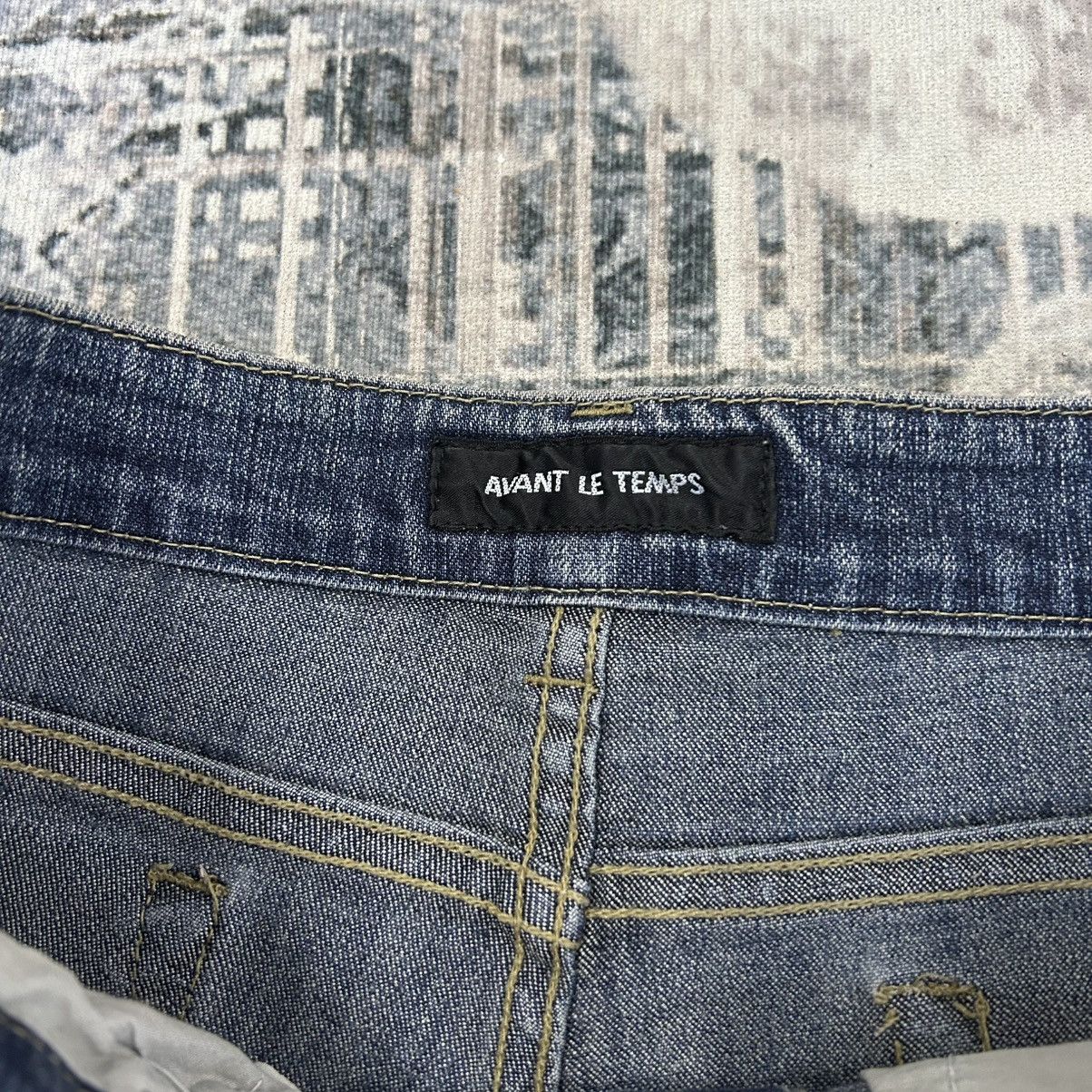 If Six Was Nine Embroidery Flower Flared Pants Size US 29 - 17 Thumbnail