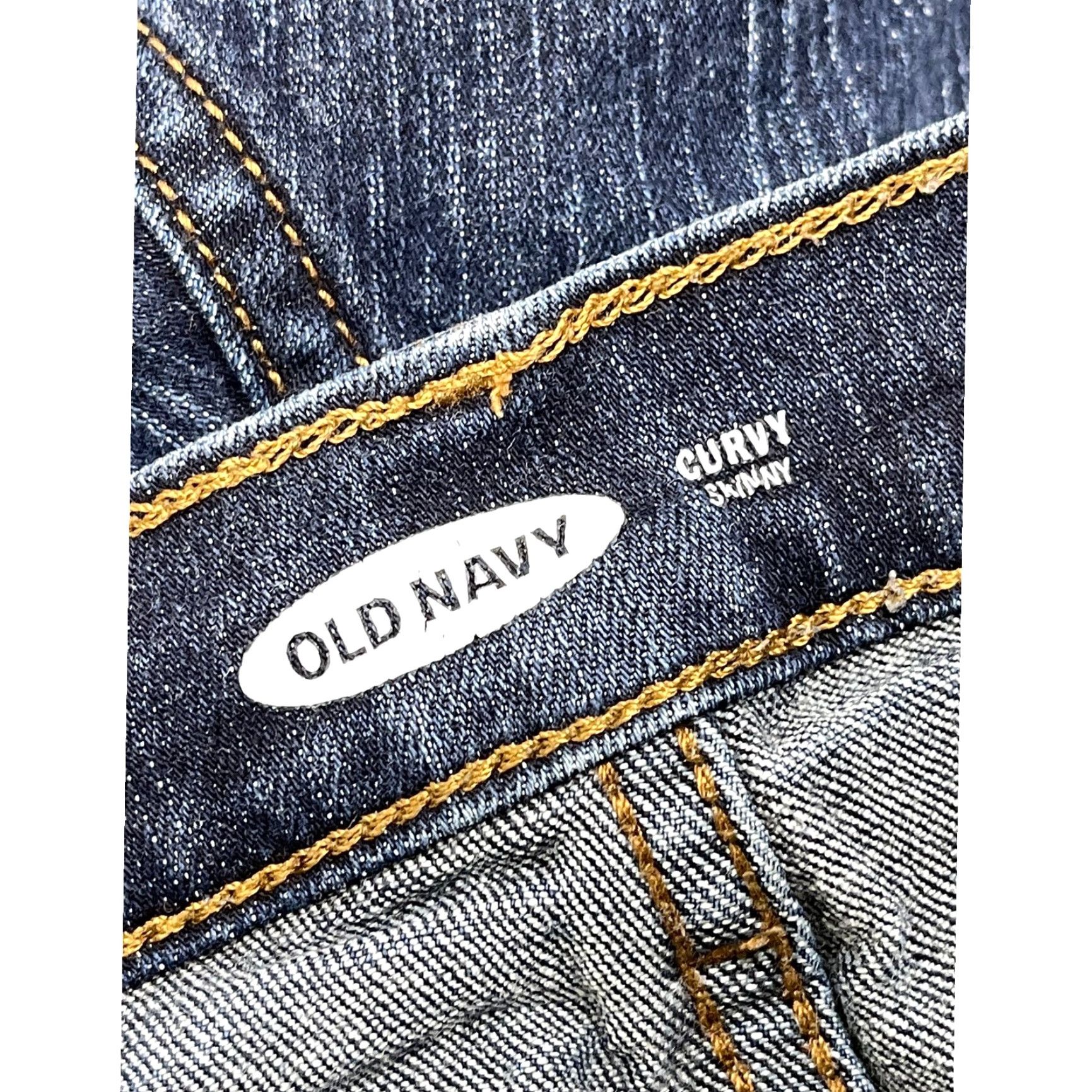 Old Navy Old Navy Jeans Skinny Women 6P Dark Blue Denim Mid Rise 27in Inseam Pockets Vintage No Navy Skinny Women 6P Jeans Size 29" - 4 Thumbnail