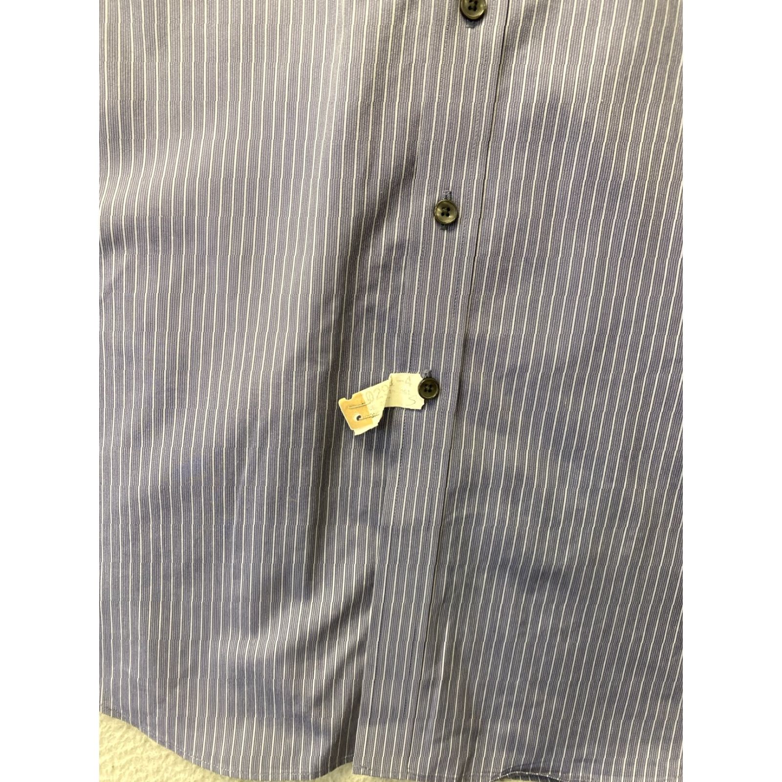 Tasso Elba Tasso Elba Men’s Large 16-16 1/2 Long Sleeve Shirt Gray Stripes 112-63 Button-Up Classic Preppy All Seasons Size US L / EU 52-54 / 3 - 6 Thumbnail