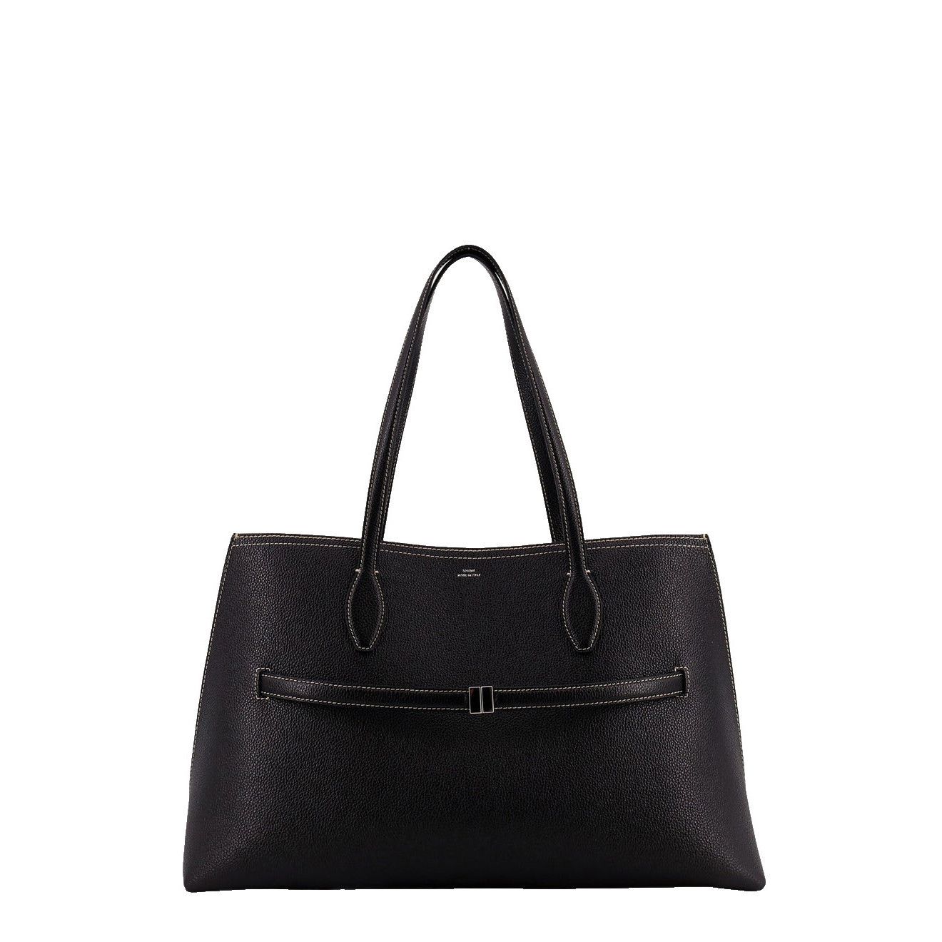 Toteme TOTEME Lounge Black Leather Tote Bag New And Authentic Size ONE SIZE - 1 Thumbnail