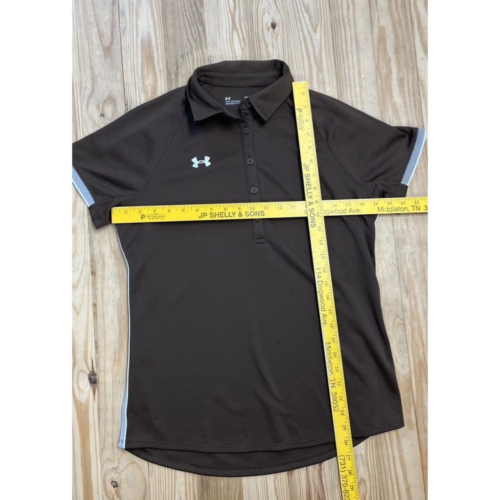Under Armour Under Armour Women’s Brown & White Rival Polo Medium Size M / US 6-8 / IT 42-44 - 4 Thumbnail
