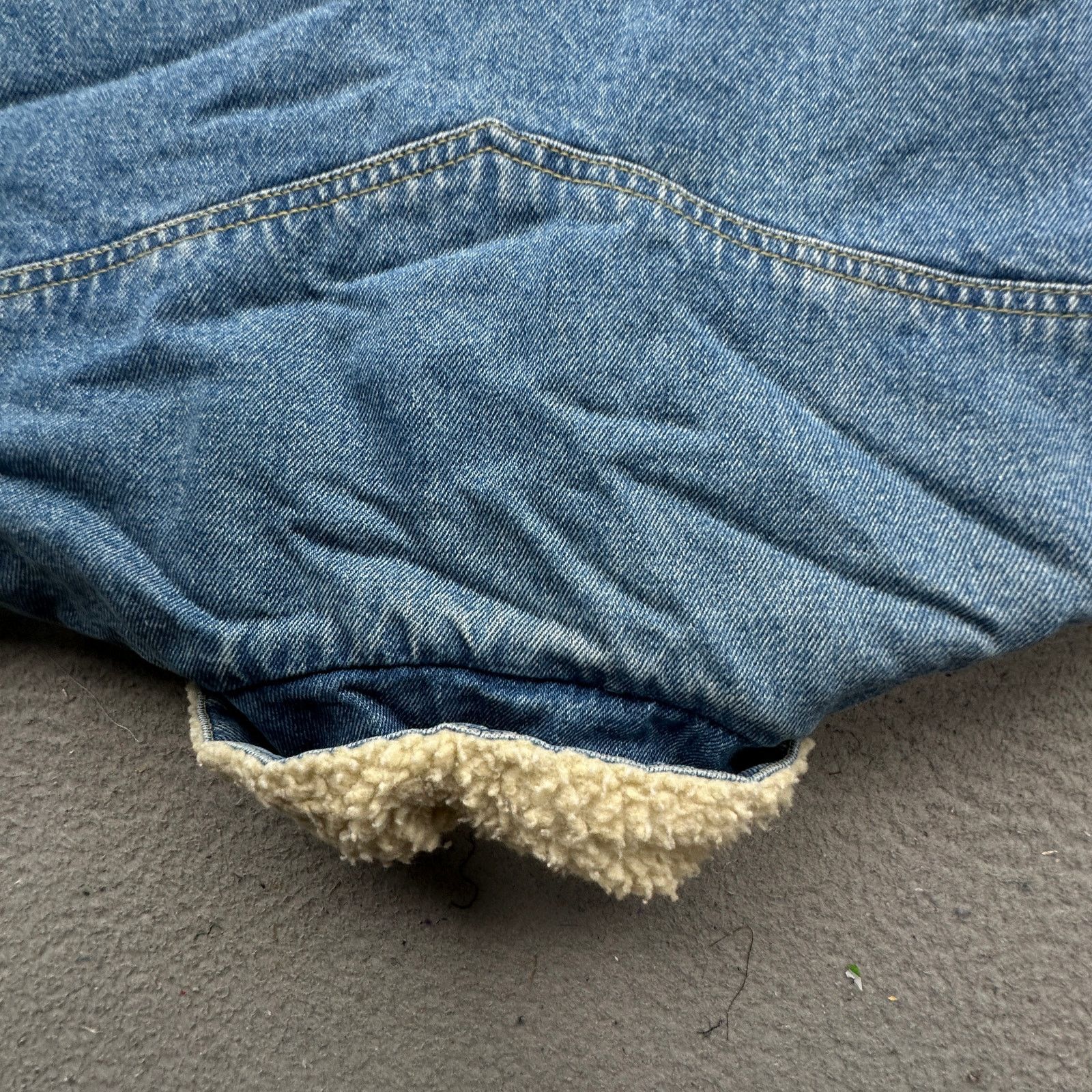Other VTG Arizona Jean Company Sherpa Lined Denim Jean Jacket S Size US S / EU 44-46 / 1 - 11 Thumbnail