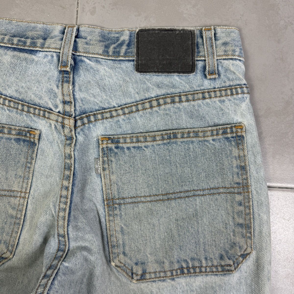 Levi's 1990s Levis - Washed Blue Wide Jeans Size US 30 / EU 46 - 9 Thumbnail