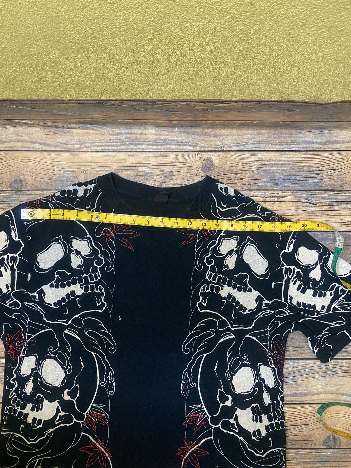 Vintage Vintage Sukajan skull tshirt Size US M / EU 48-50 / 2 - 5 Thumbnail