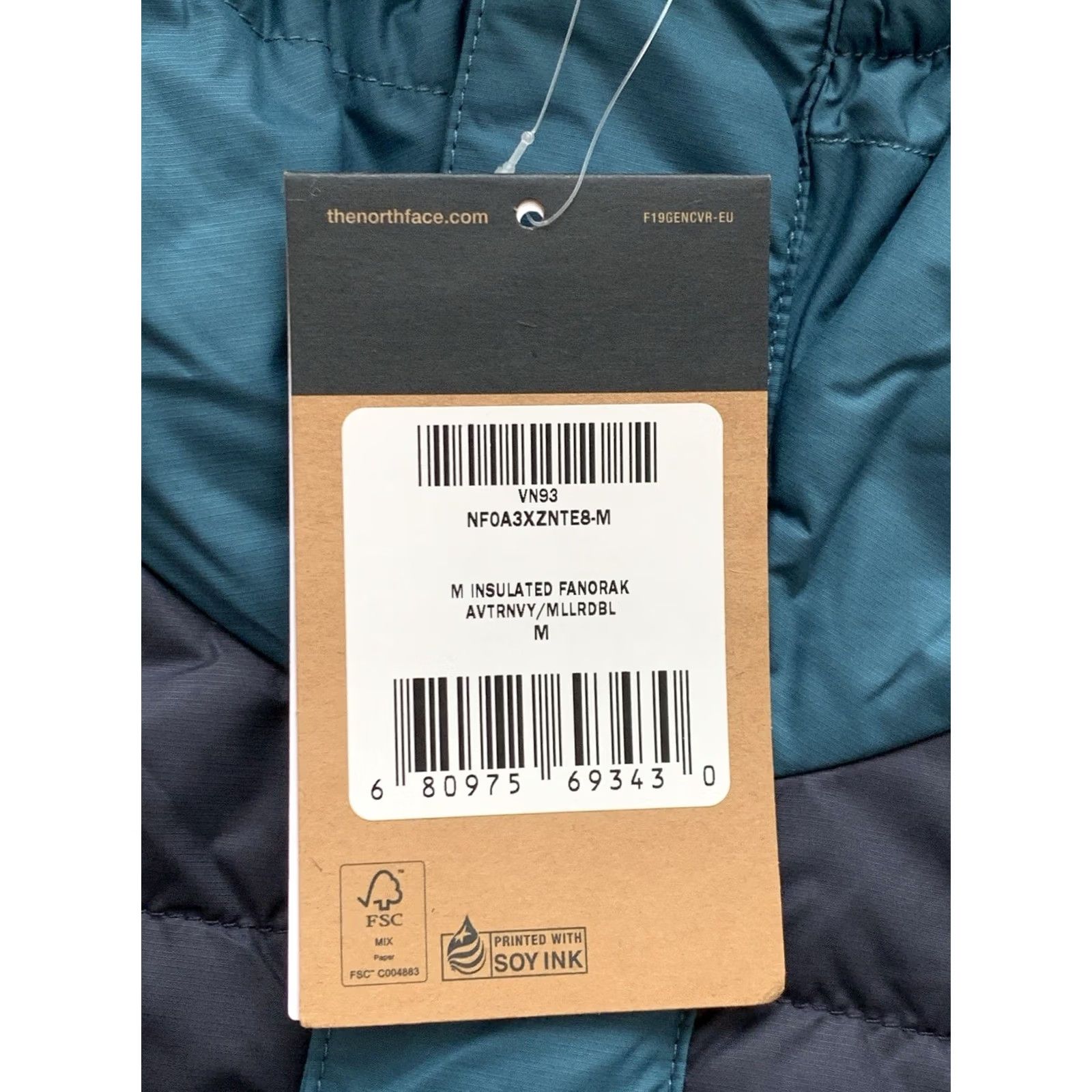 The North Face THE NORTH FACE Fanorak Jacket MEN'S M Insulated Windwall Zip Multicolor Outdoor 90s (if applicable) Size US M / EU 48-50 / 2 - 6 Thumbnail