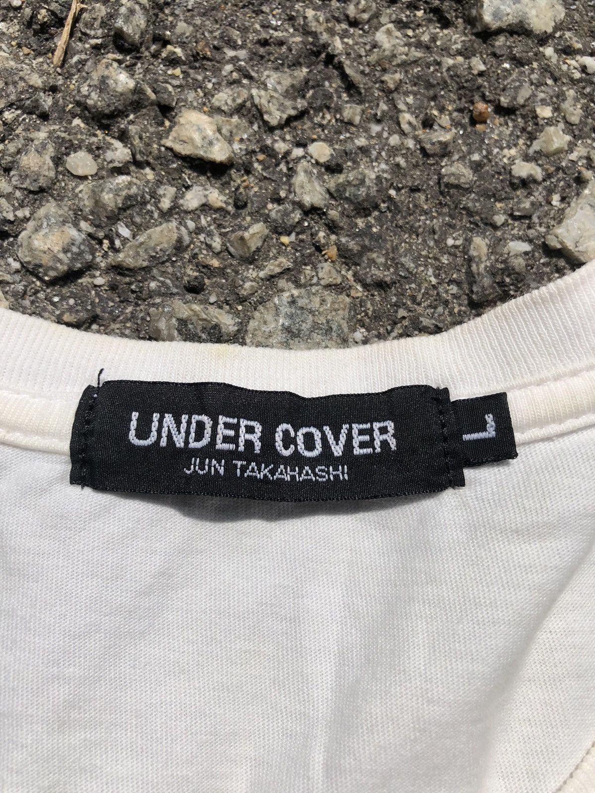 Japanese Brand 💥RARE💥Vintage Undercover Big Logo X Jun Takahashi Tshirt Size US L / EU 52-54 / 3 - 12 Thumbnail