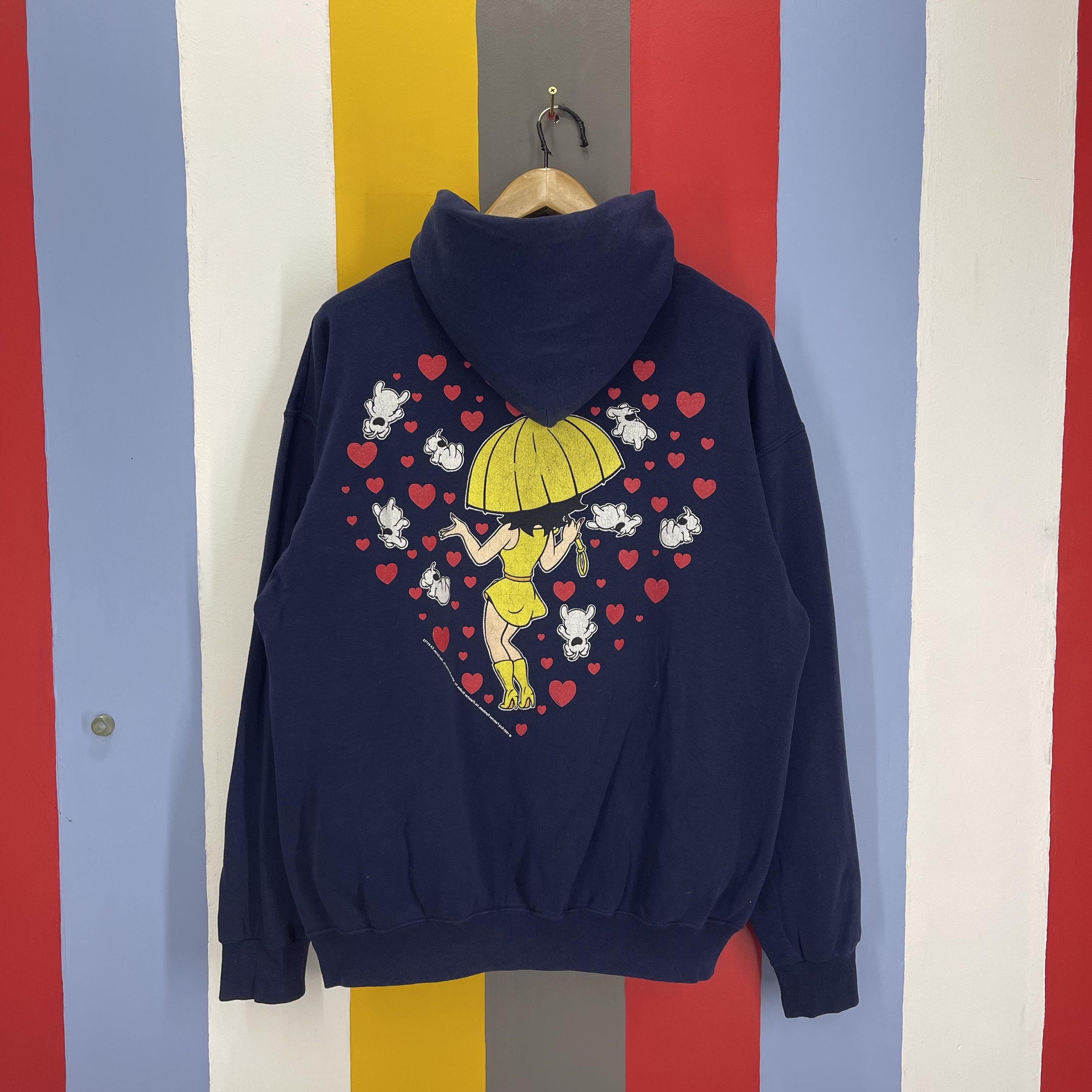 Cartoon Network 90s Vintage BETTY BOOP by SANTEE Hoodie #2523/M Size US L / EU 52-54 / 3 - 13 Thumbnail