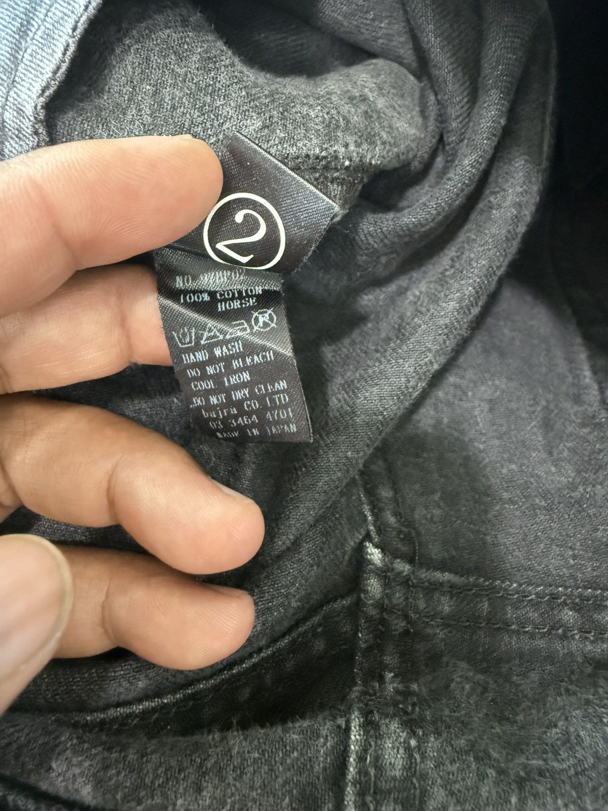 Bajra Japan Brand BAJRA Straight Black Denim Leather Size US 32 / EU 48 - 10 Thumbnail
