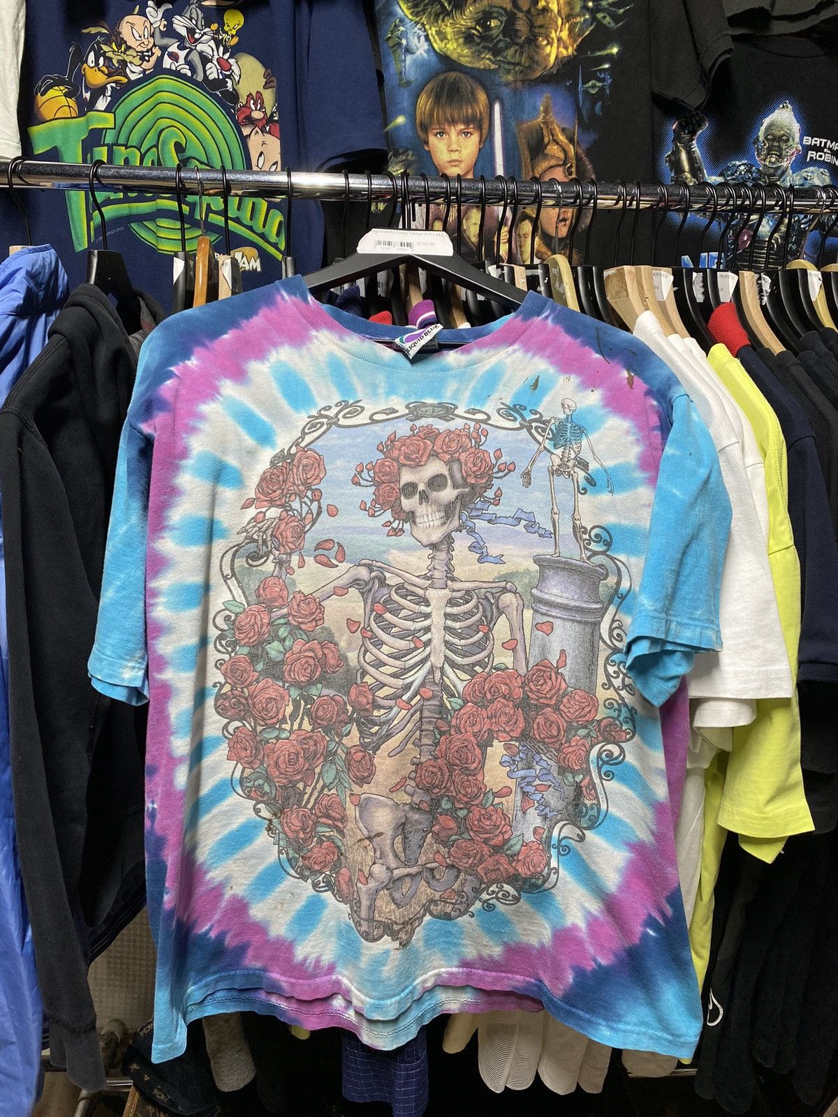 Vintage 1995 Liquid Blue Grateful Dead Band T-Shirt Medium