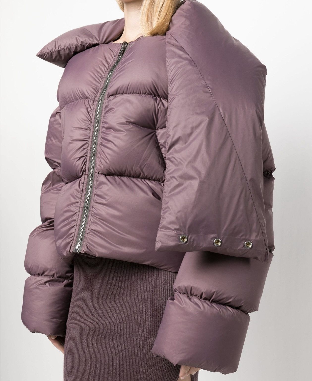 Rick Owens 🔥$2.5K VALUE🔥Rick Owens Funnel Neck Padded Jacket Size US S / EU 44-46 / 1 - 4 Thumbnail
