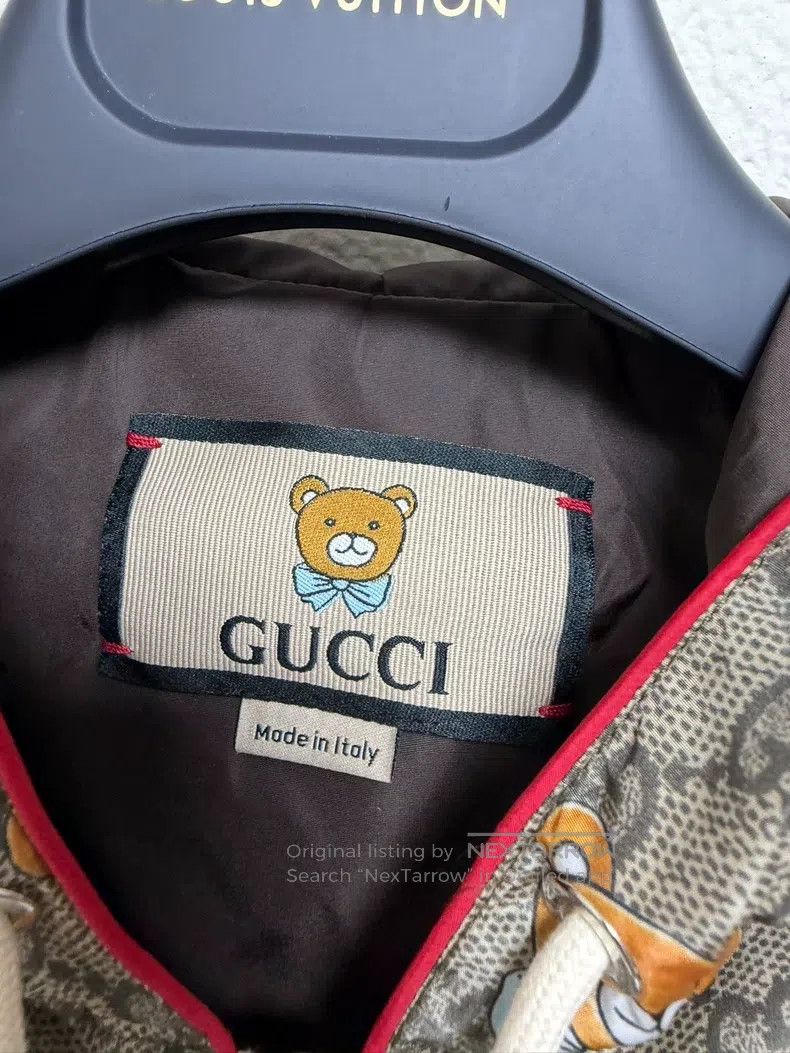 Gucci Gucci Bear full print hooded jacket Size S / US 4 / IT 40 - 3 Thumbnail