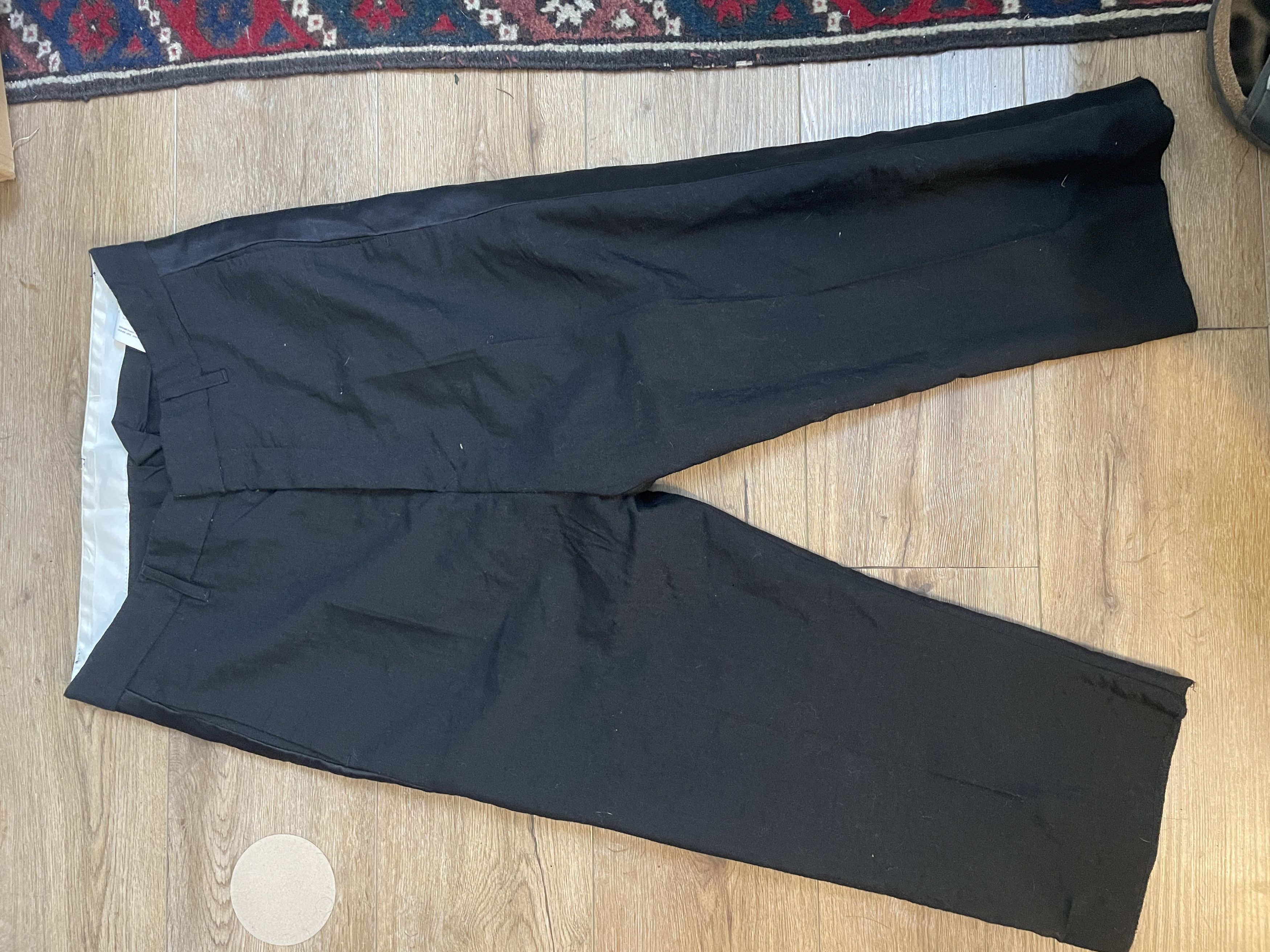 Rick Owens Olmar & Mirta Mohair Tux Cropped Pants Size US 30 / EU 46 - 2 Thumbnail