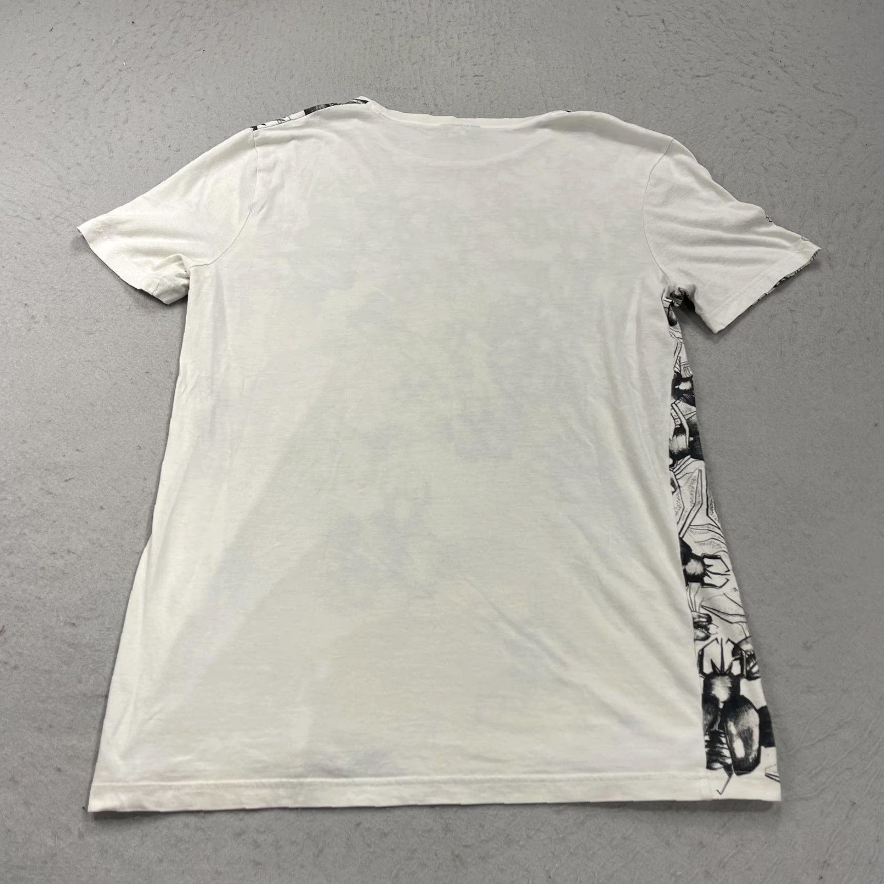 Lanvin Lanvin Shirt Mens Large White Crewneck Graphic Print T-Shirt Designer Front Insect AOP Fly Crew Neck Short Sleeve Size US L / EU 52-54 / 3 - 7 Thumbnail