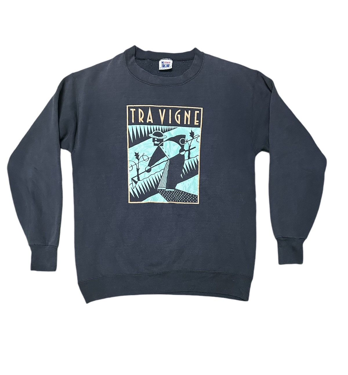Vintage Vtg 90s American finest body sweatshirt Size US XL / EU 56 / 4 - 1 Thumbnail
