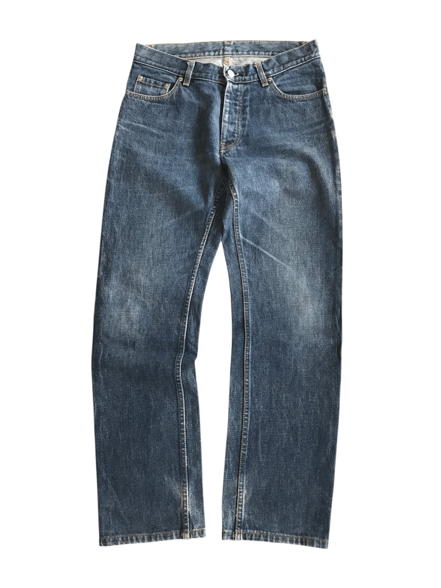 Helmut Lang Helmut Lang 1998 Vintage Burned Denim | Grailed