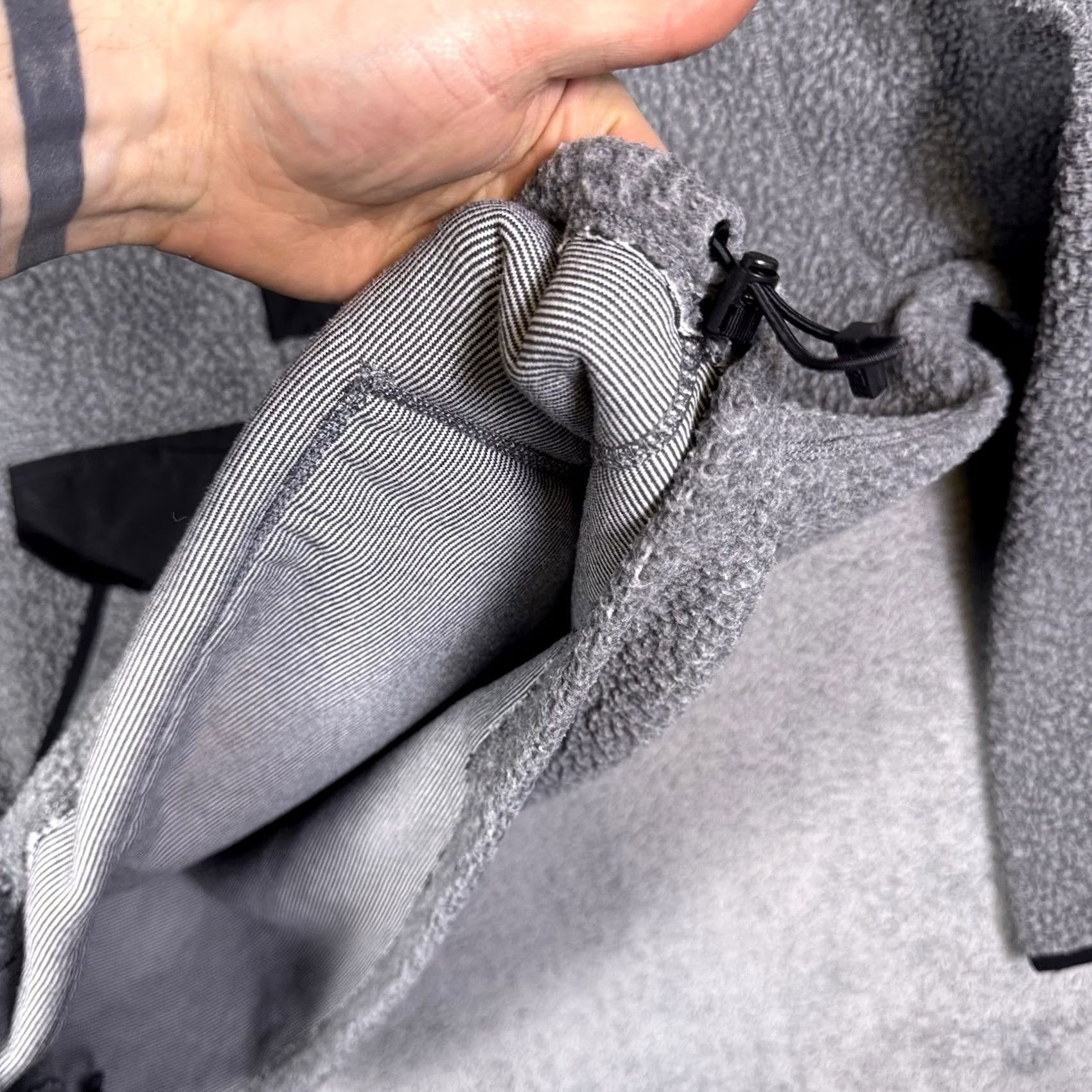 Carhartt Carhartt Mens L Gray Sherpa Fleece Pullover Jumper Relaxed 1/4 Snap 104991 0J4991-M Size US L / EU 52-54 / 3 - 7 Thumbnail