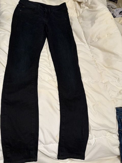 G-Star G-Star Raw Lynn Mid Skinny Jeans- Women's w28 l32 Dark Denim Size 28" / US 6 / IT 42 - 3 Thumbnail