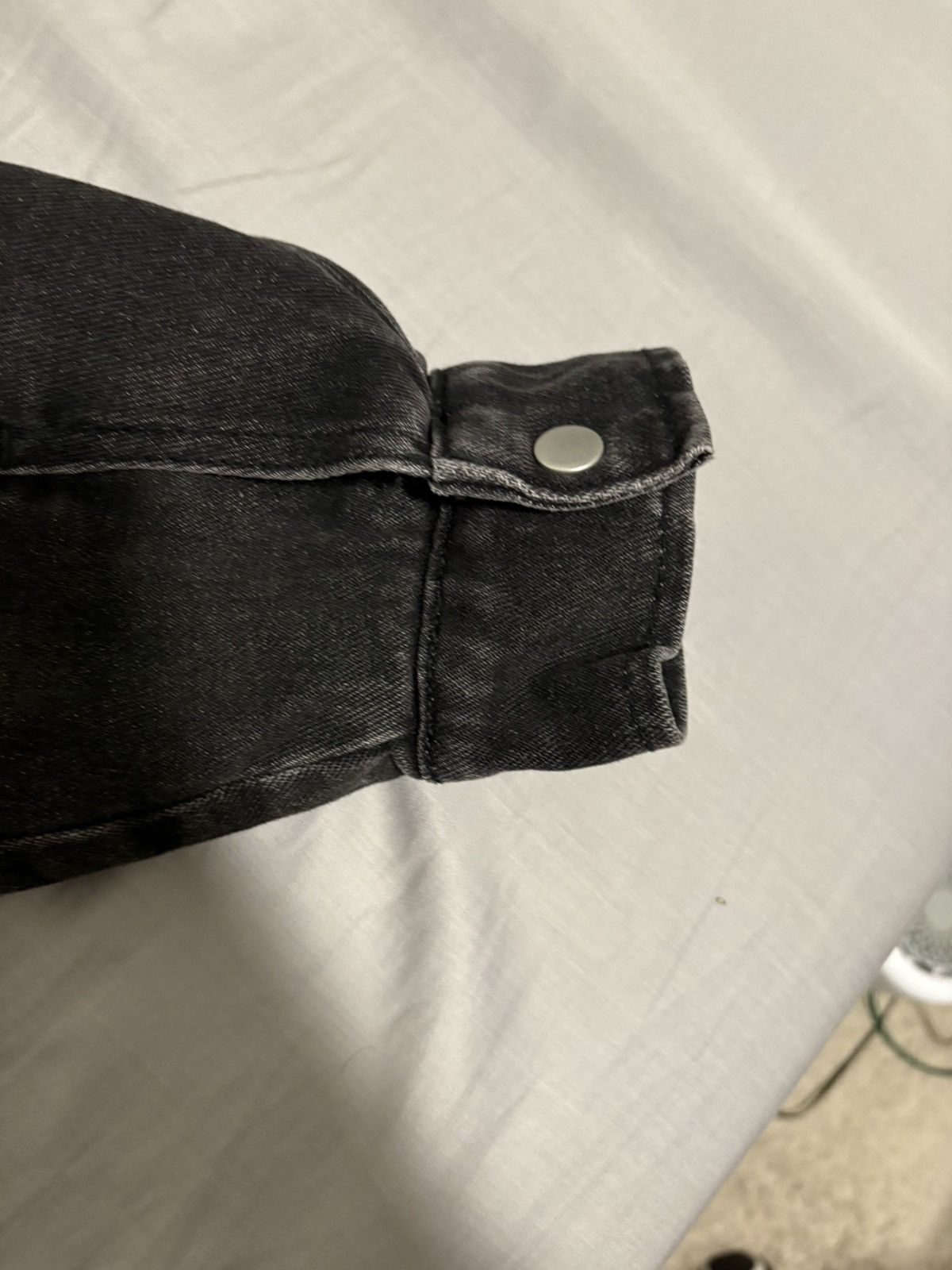 Pacsun Black Wash Hooded Jacket Size US M / EU 48-50 / 2 - 3 Thumbnail