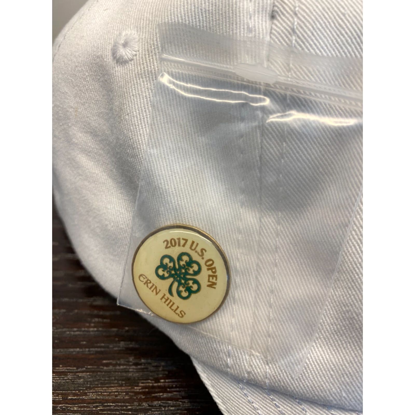 Vintage VINTAGE USGA US Open Golf Hat Baseball Cap Adult One Size White Strapback 2017 Erin Hills Sports Size ONE SIZE - 4 Thumbnail