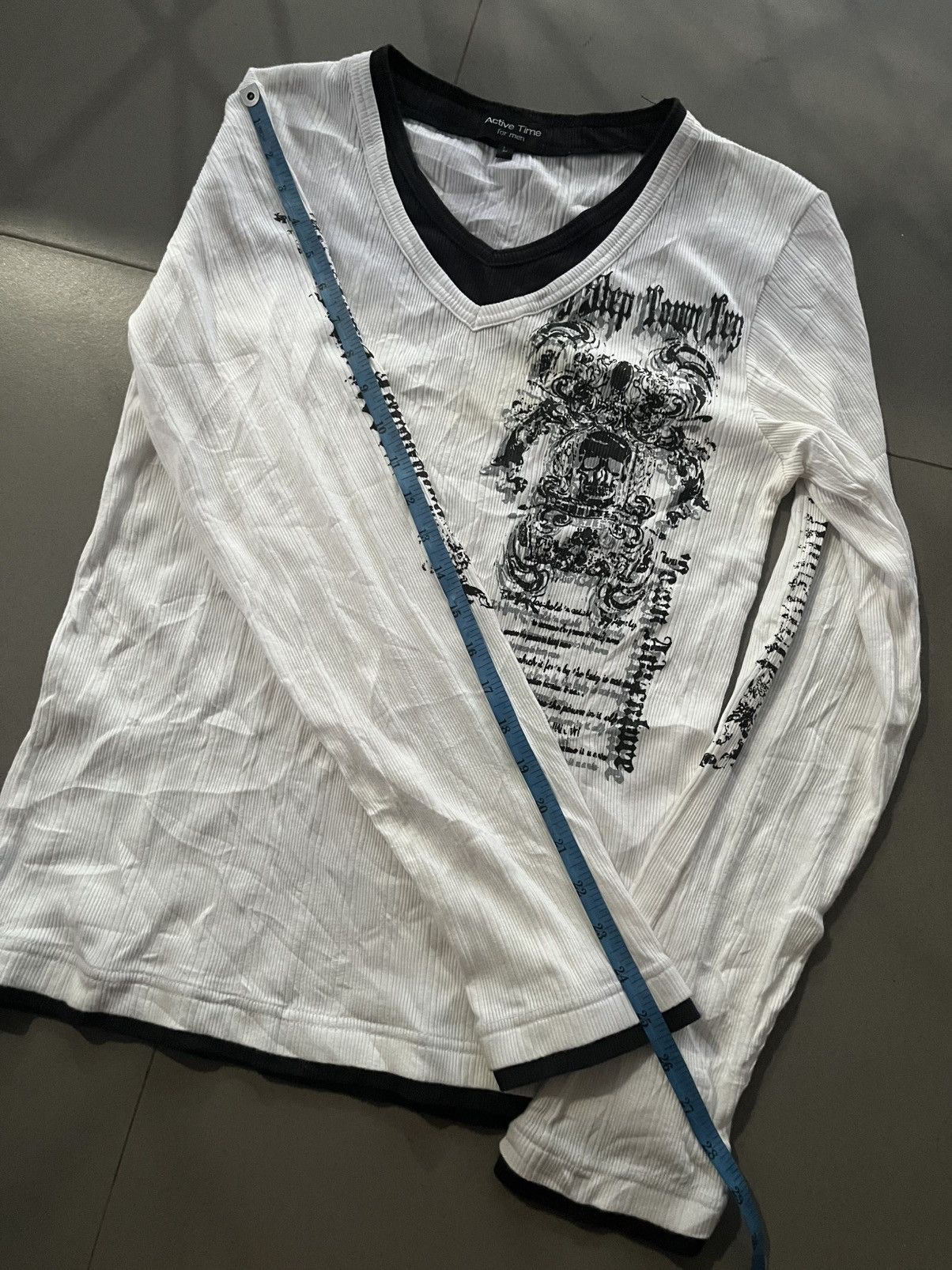 If Six Was Nine JAPANESE ACTIVE TIME POEM GOTHIC PUNK STYLE LONG SLEEVE Size US M / EU 48-50 / 2 - 13 Thumbnail