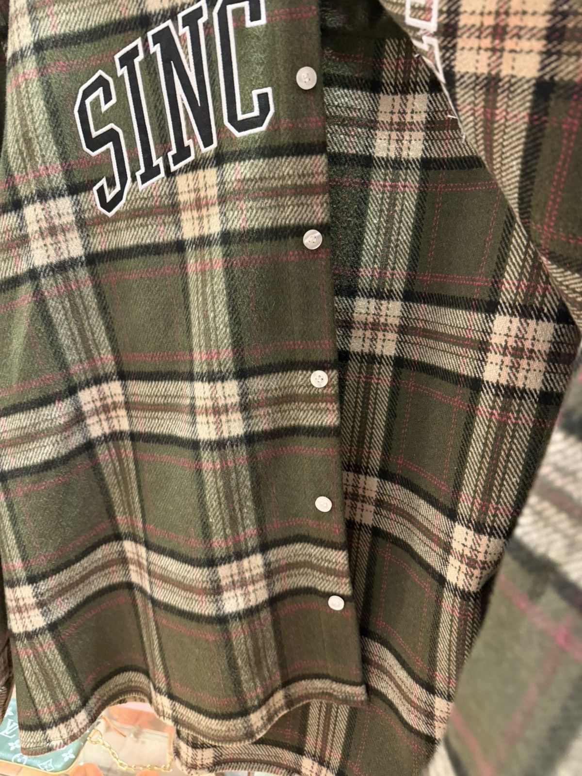 Sinclair Global Sinclair Global Flannel Button Up Shirt Size US XXL / EU 58 / 5 - 3 Thumbnail