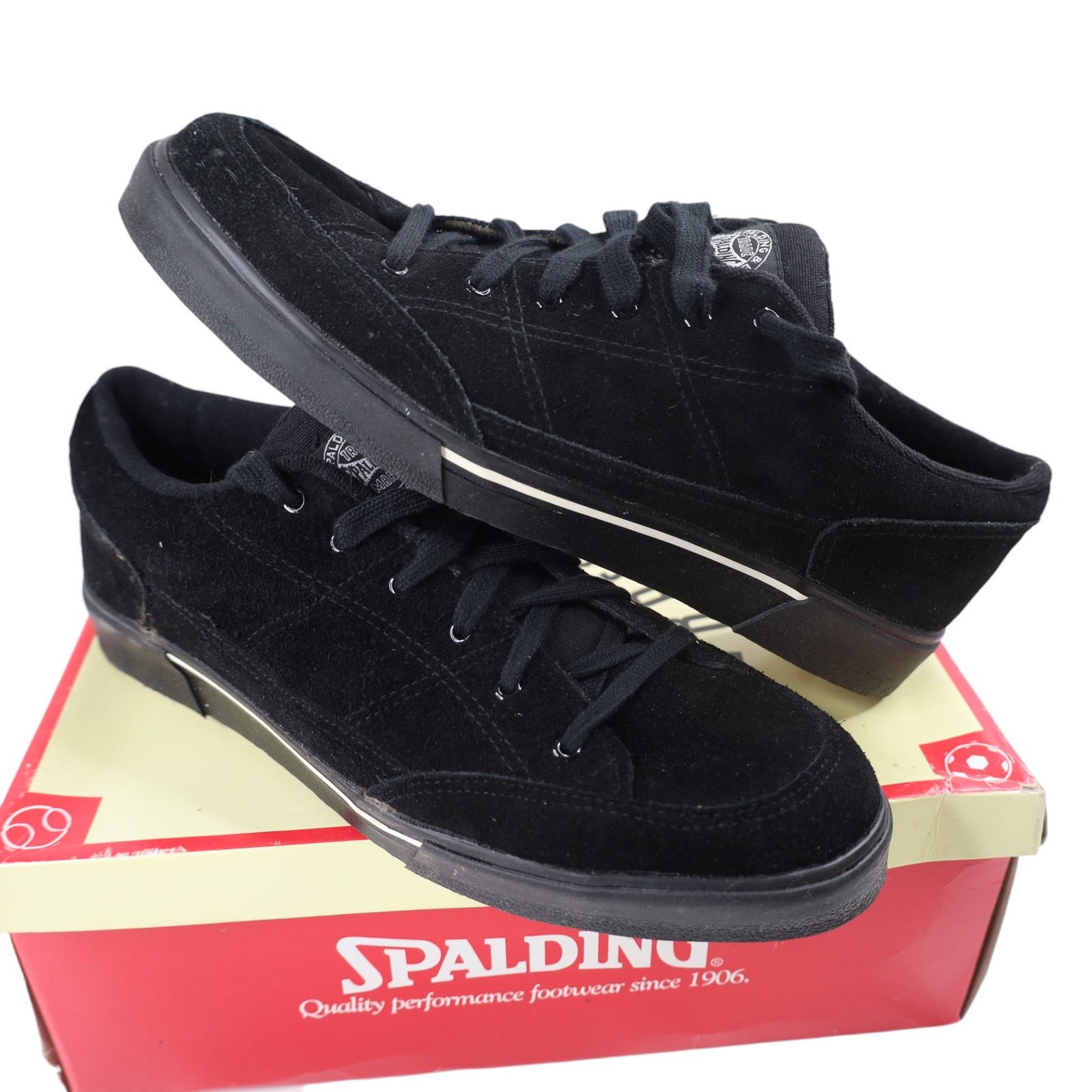 Spalding × Vintage Vintage Dead Stock Spalding Suede Leather Sneakers Size US 11 / EU 44 - 1 Thumbnail